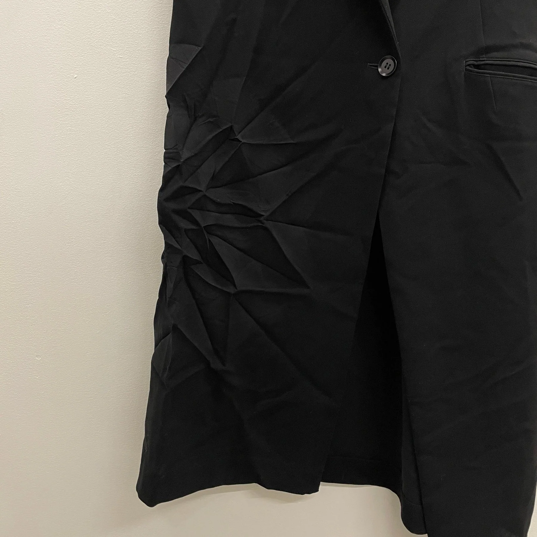 90s Yohji Yamamoto Y’s Elongated Wrinkled vest - Image 4