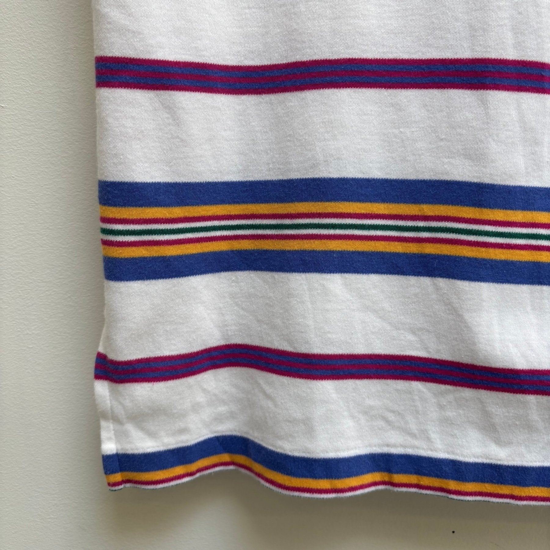 90s Yves Saint Laurent Striped Polo - Image 8