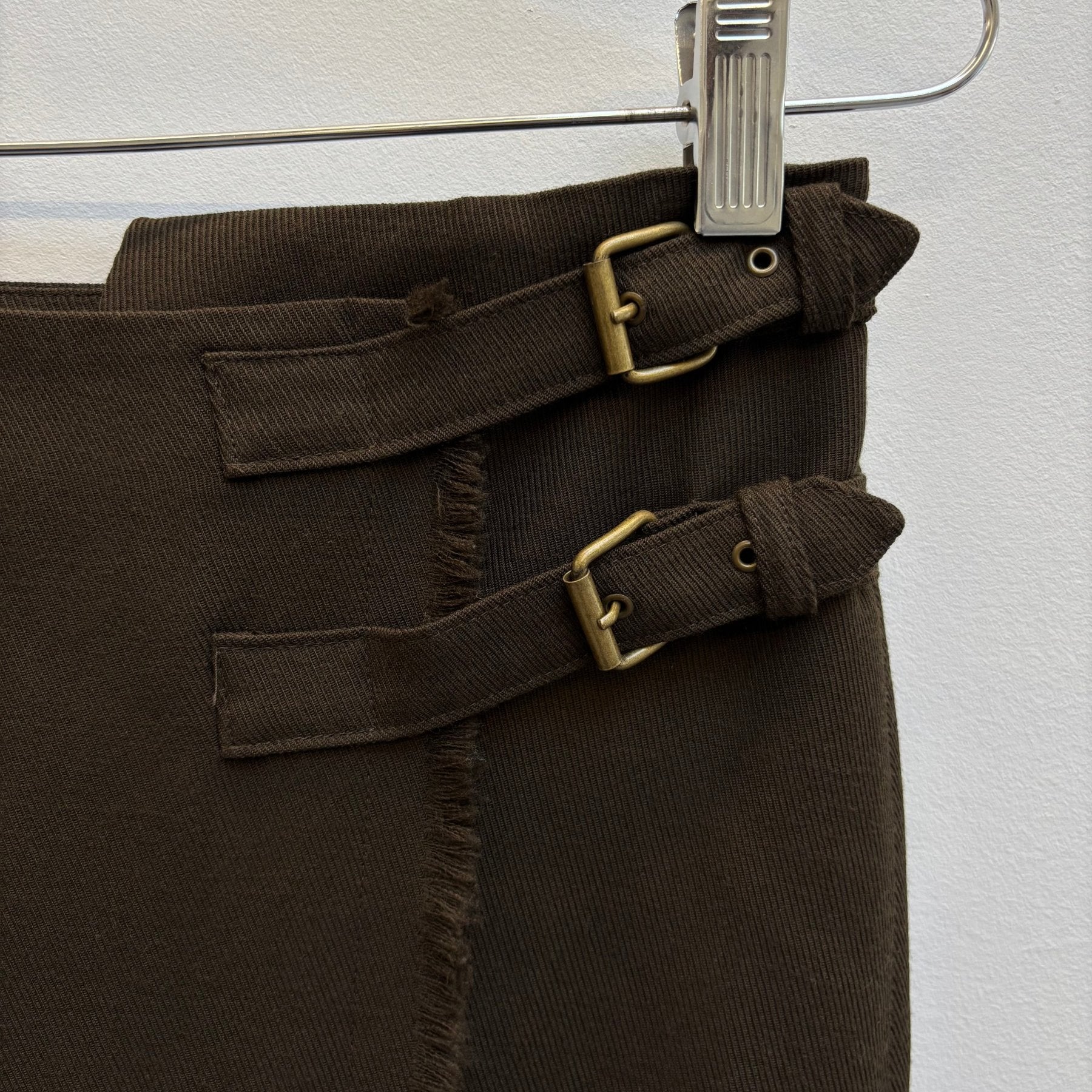 A.F. Vandevorst Wool Stirr Up Buckle Skirt - Image 5
