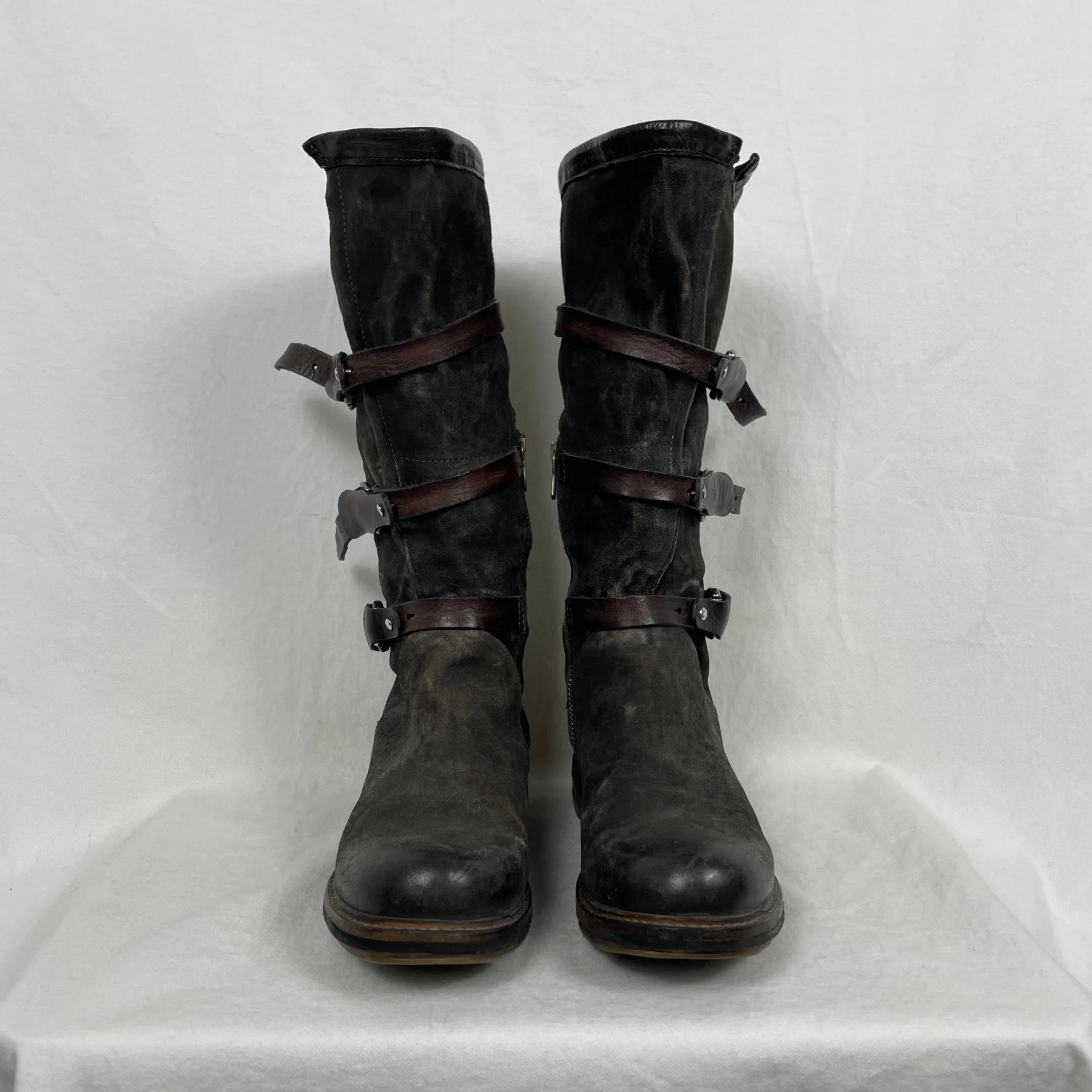 A.S 98 Buckle Mid-Calf Boots - Image 3