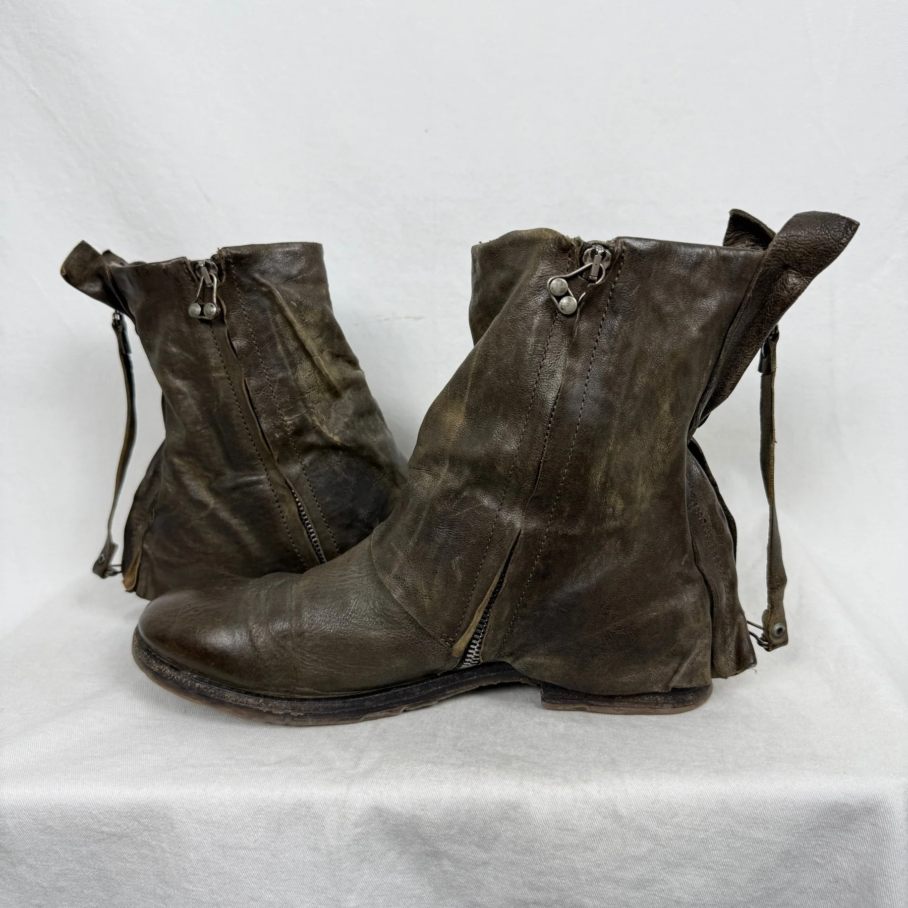 A.S.98 Layered Zipper Boot - Image 5