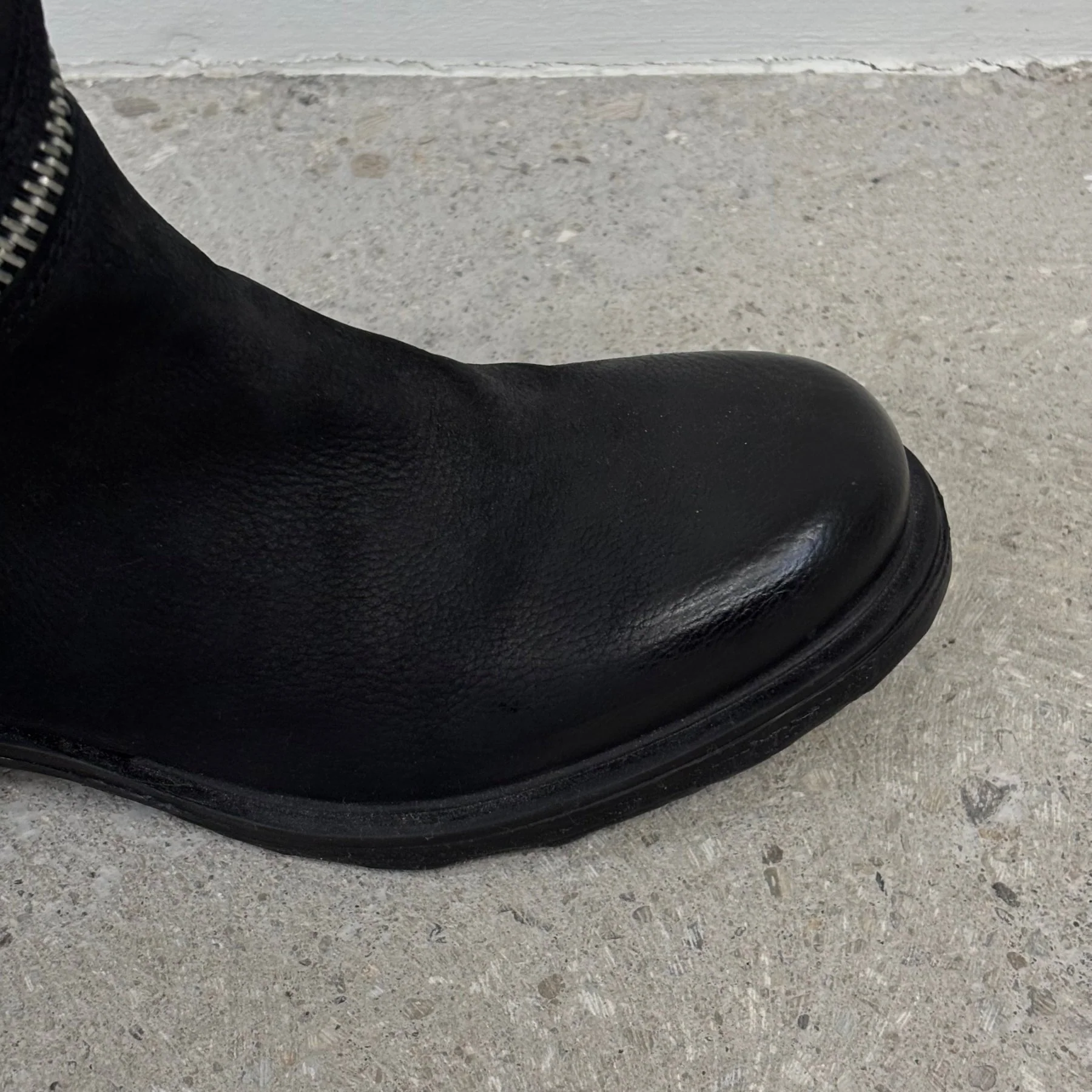 A.S. 98 Leather Wrap Zipper Boots - Image 9