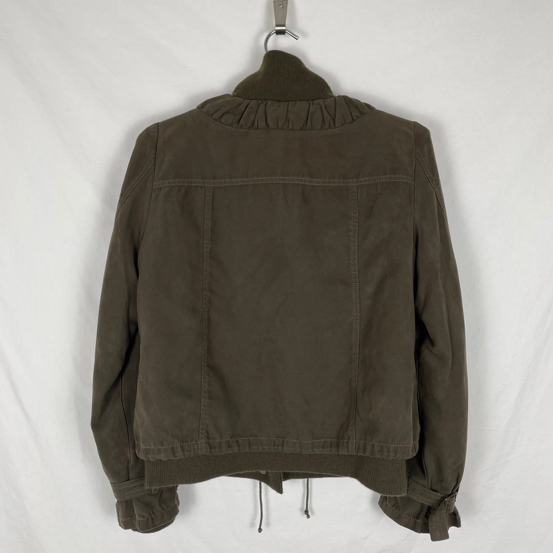 90s Abahouse Devinette 2in1 Fur Lined Military Jacket - Image 6