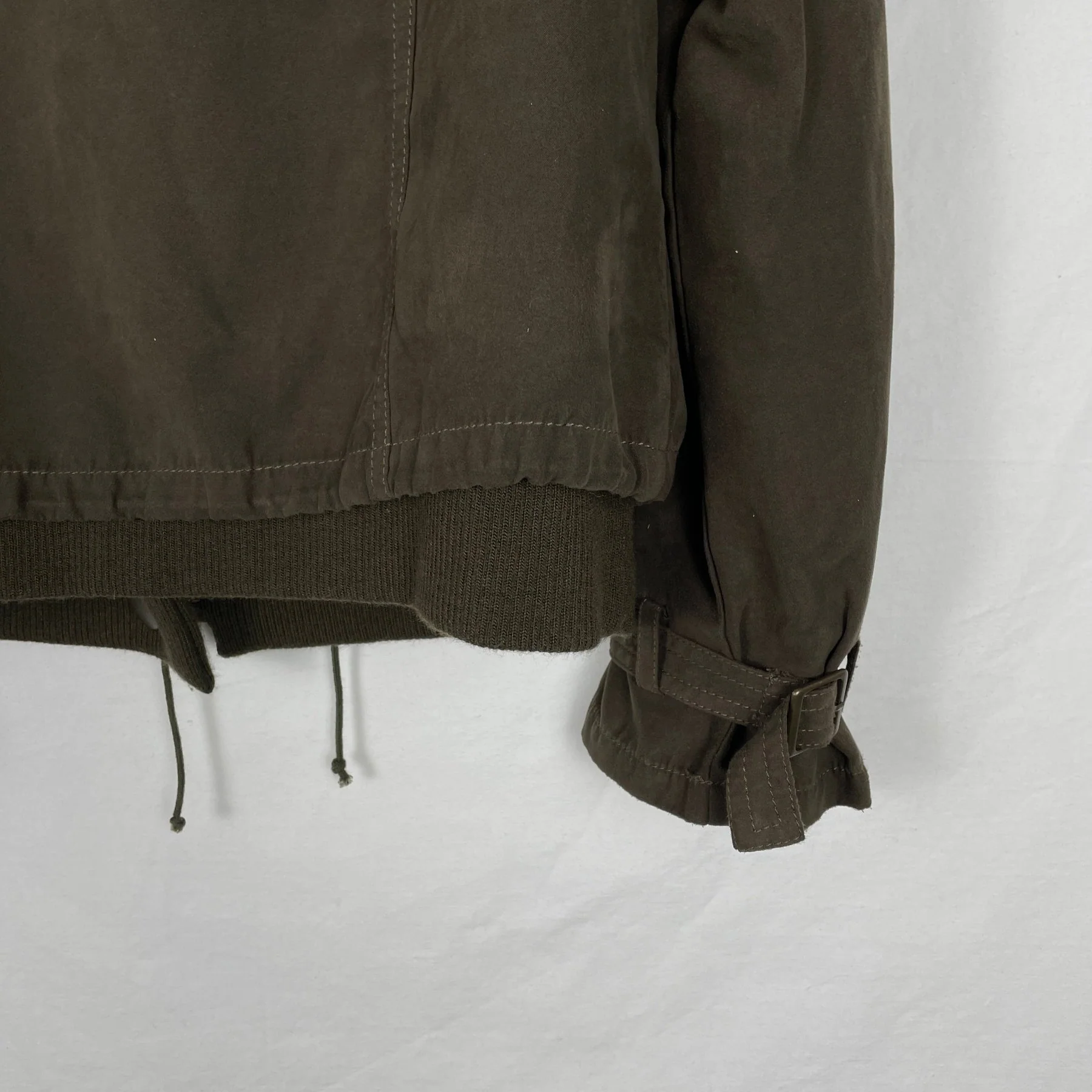90s Abahouse Devinette 2in1 Fur Lined Military Jacket - Image 8