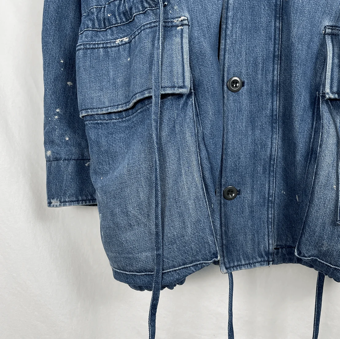 Acne Studios Denim Parka - Image 4