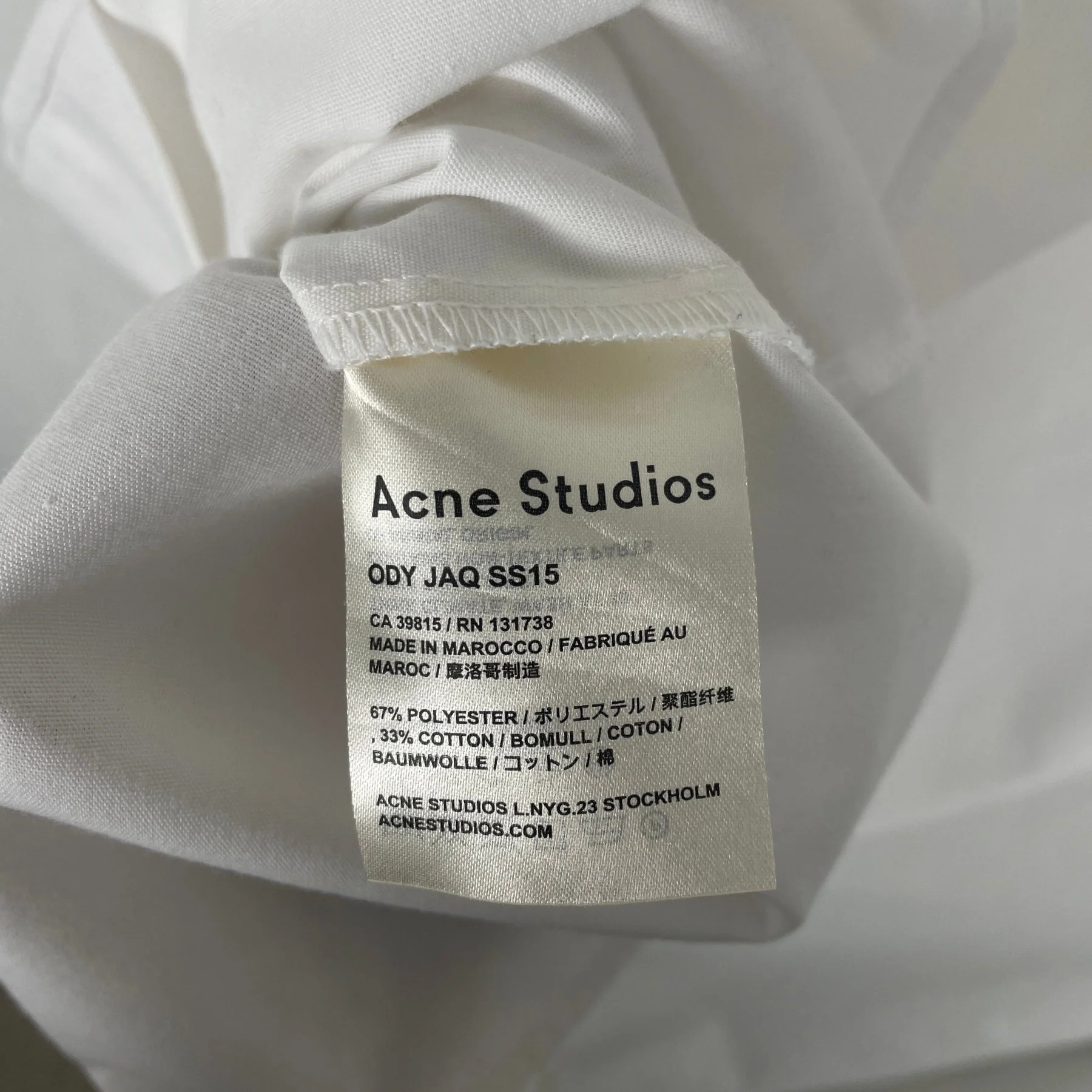 Acne Studios Short Sleeve Button Up - Image 5