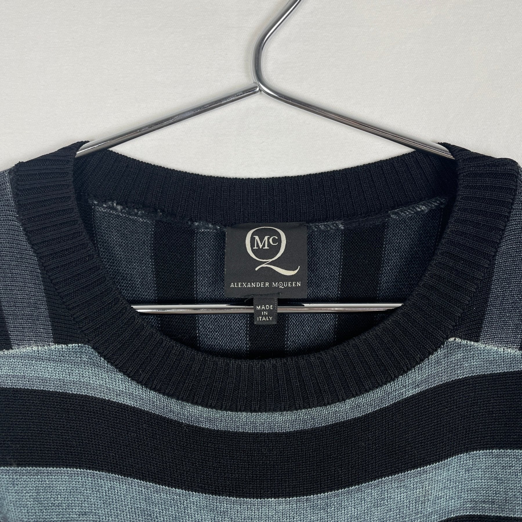 Alexander McQueen Striped Light Weight Sweater - Image 6