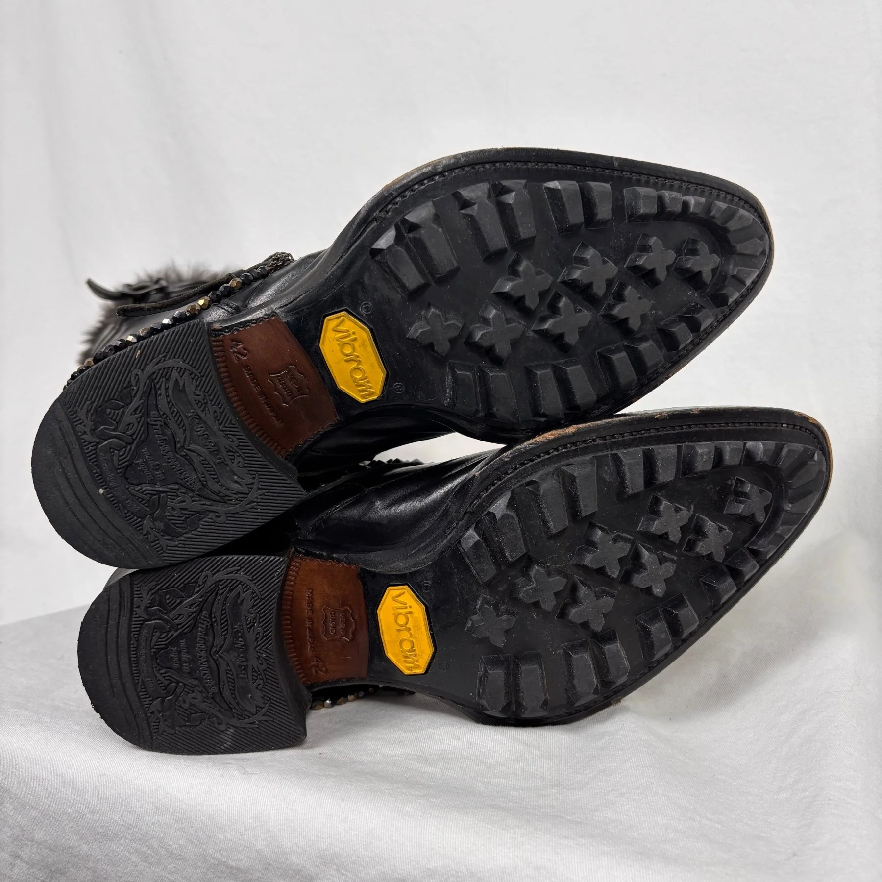 00s Alfredo Bannister Fur Lined Boots - Image 10
