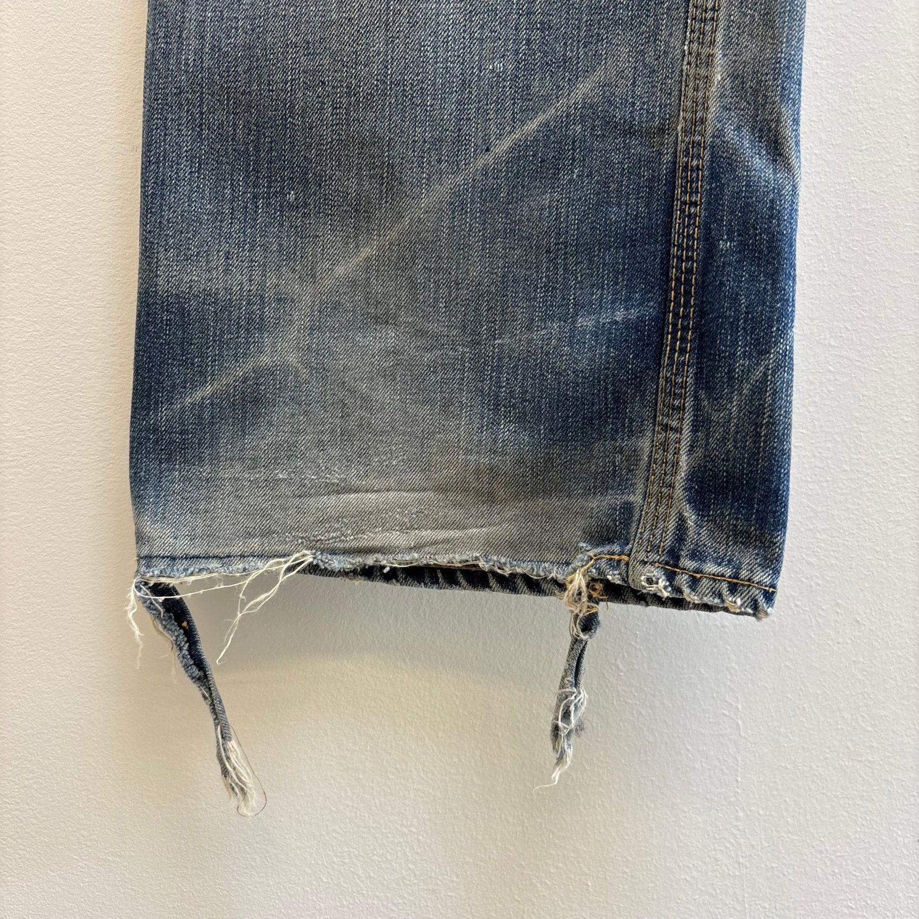 Anachronorm Distressed Patchwork Jeans - Image 17