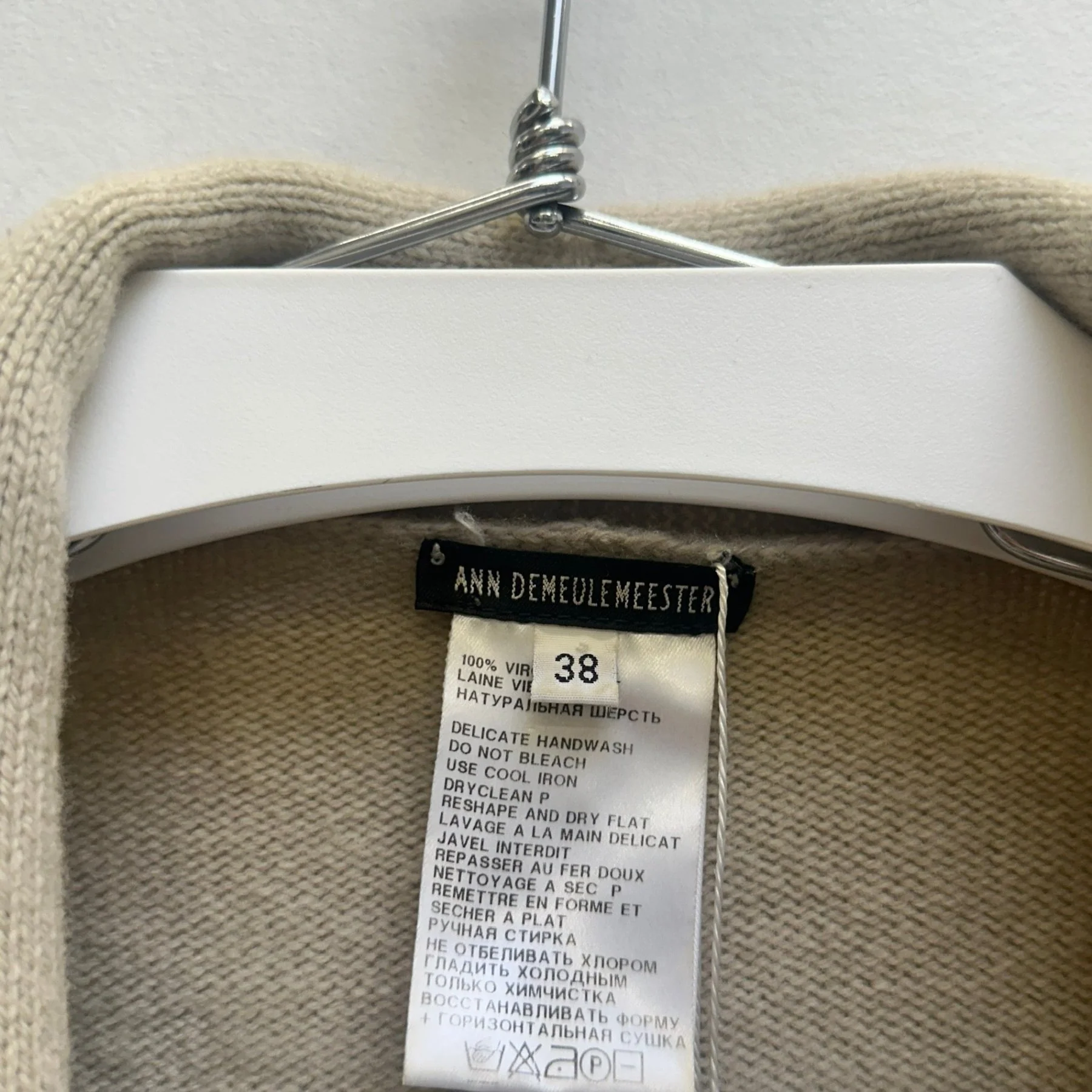 Ann Demeulemeester Button Up Knit Sweater - Image 9