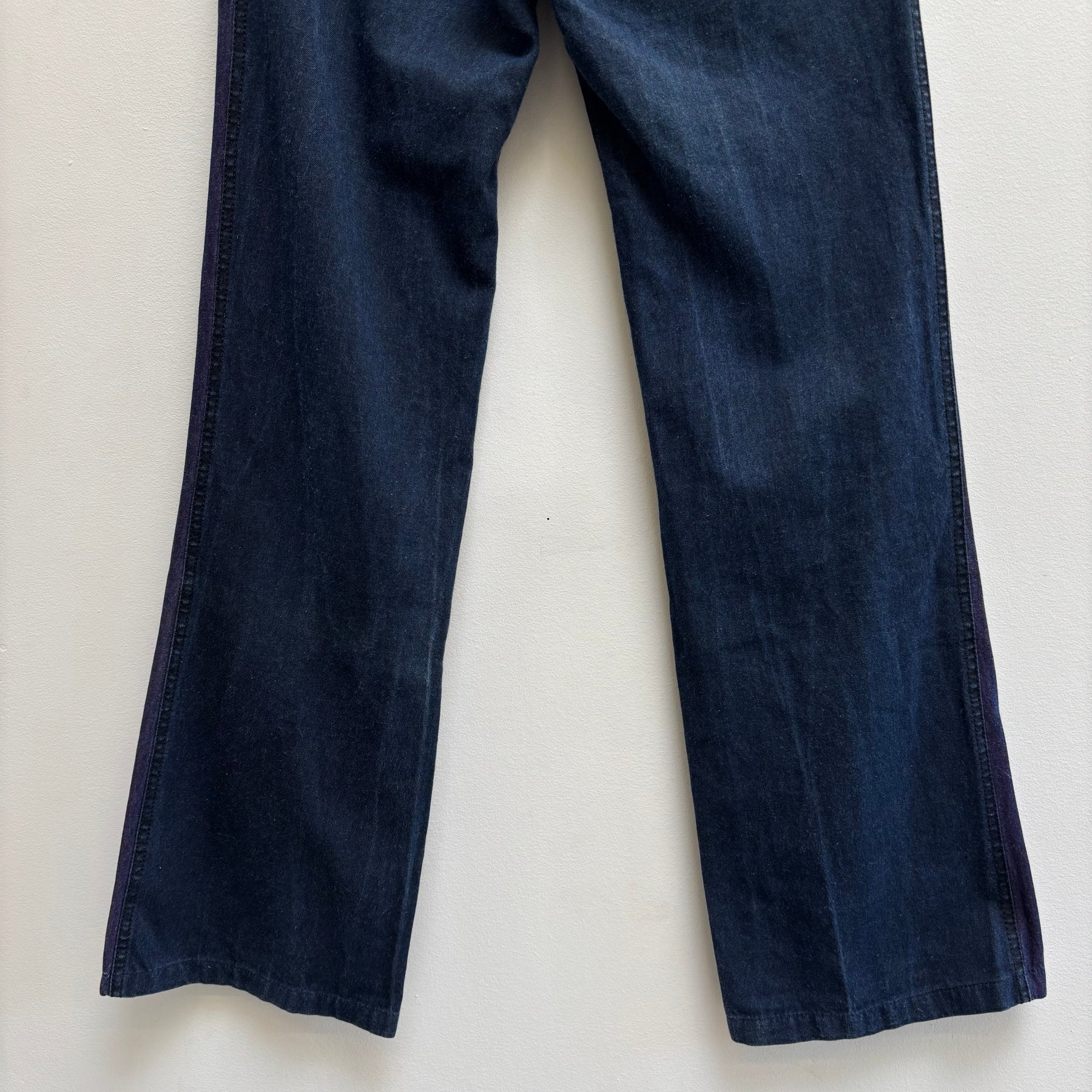 Ann Demeulemeester Front Dye Wide Leg Jeans - Image 11