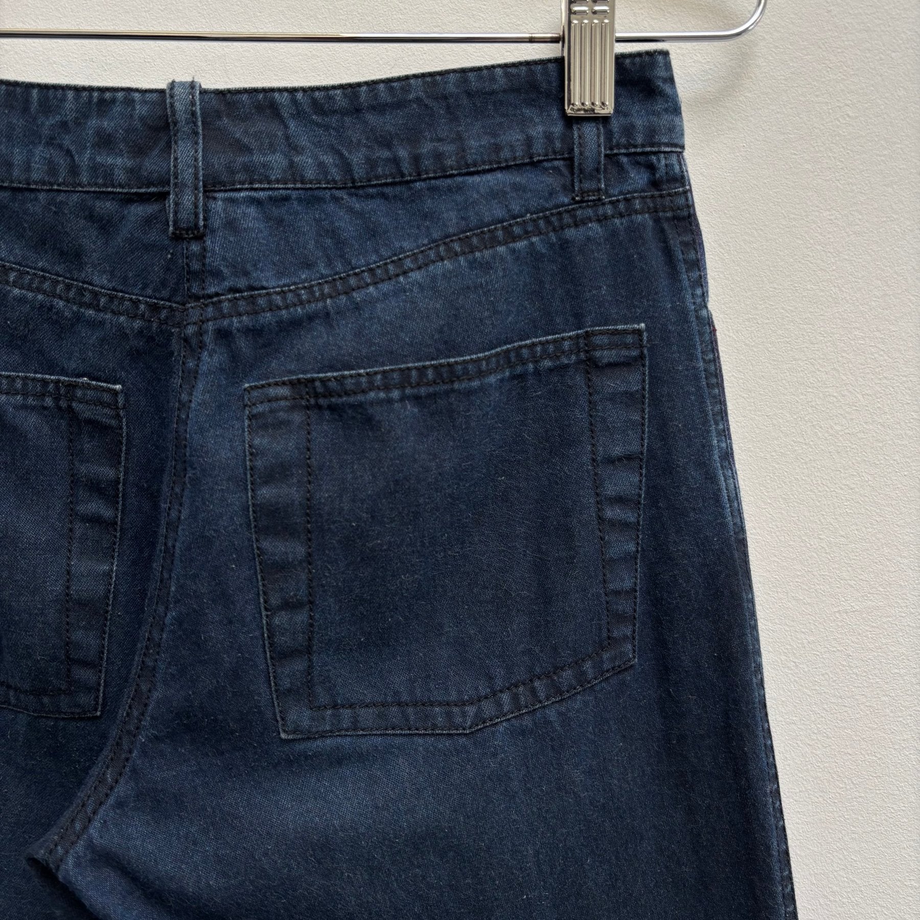 Ann Demeulemeester Front Dye Wide Leg Jeans - Image 12