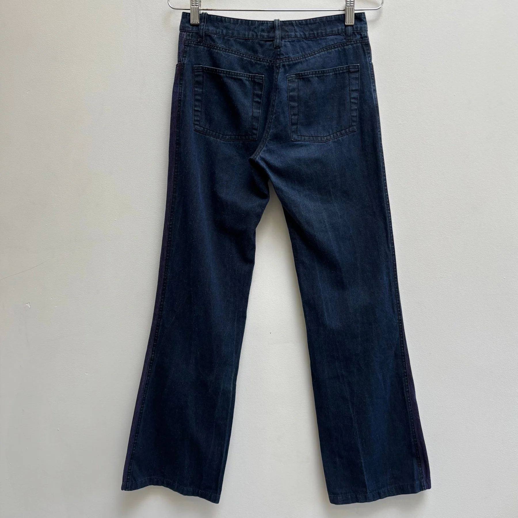 Ann Demeulemeester Front Dye Wide Leg Jeans - Image 2