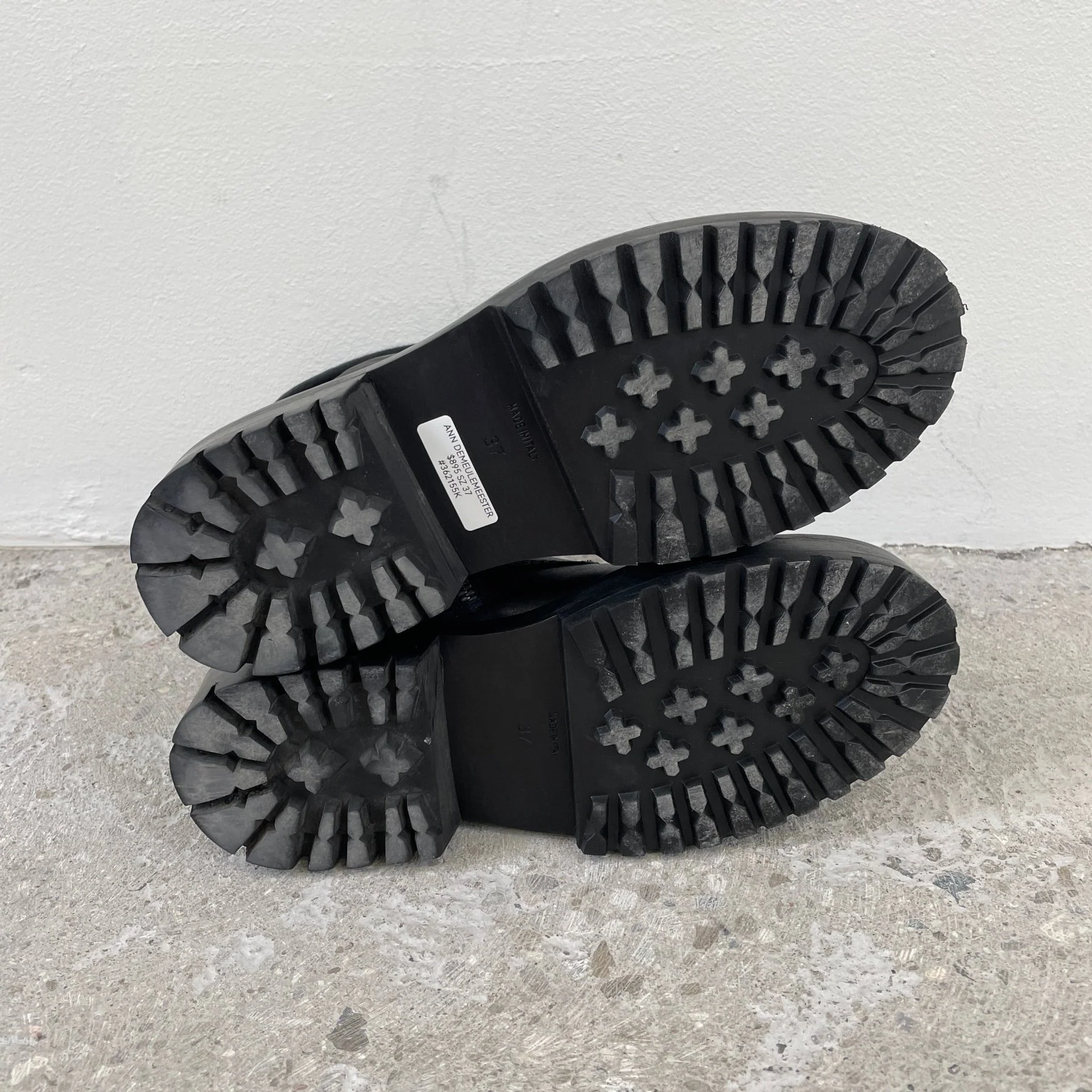 Ann Demeulemeester Nailed Sole Combat Boots - Image 7