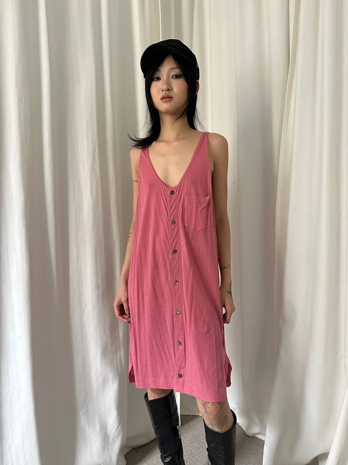 Ann Demeulemeester Pink Dress - Image 3