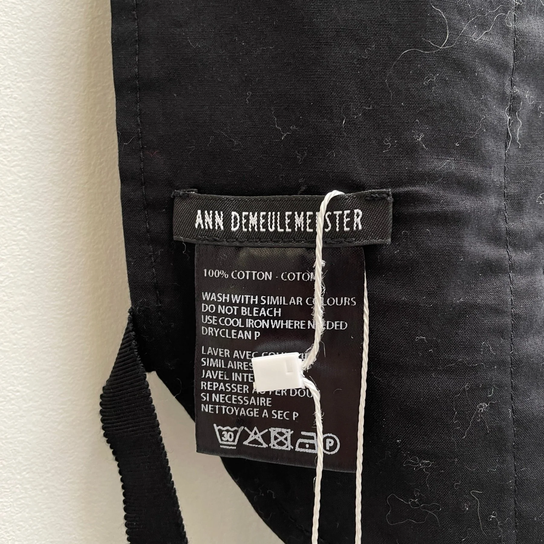Ann Demeulemeester Shirt-Insert Button Up Blouse - Image 7