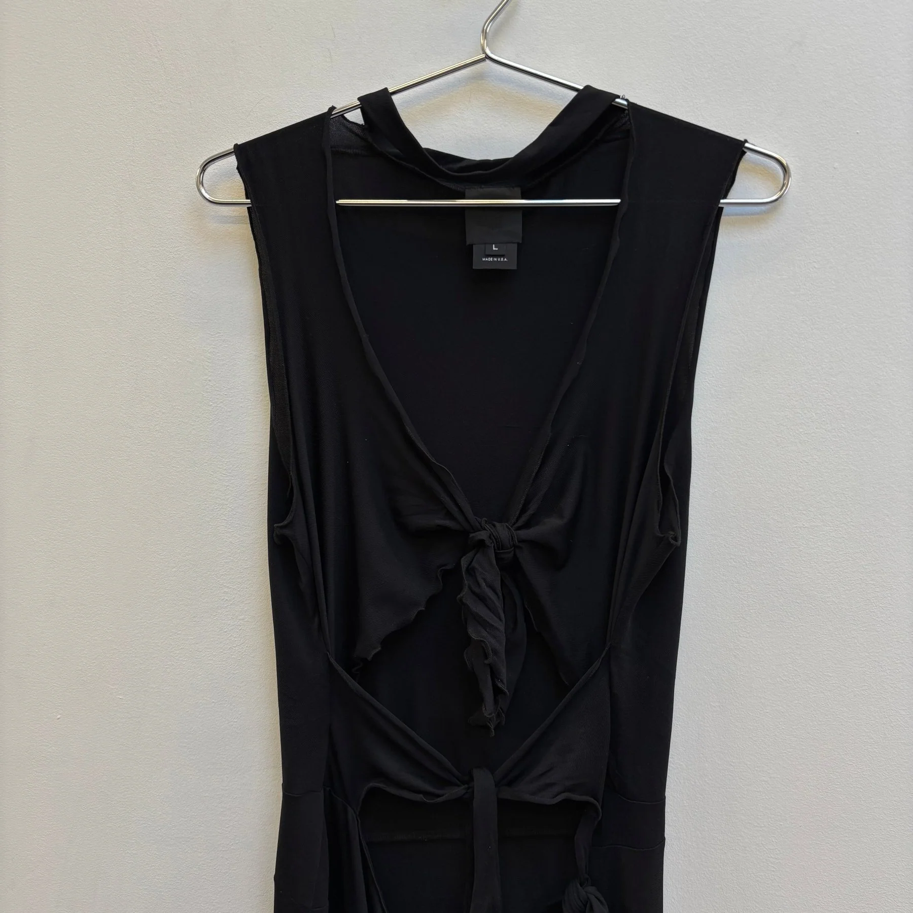 Anna Sui Lisa Tie Front Mini Dress - Image 3