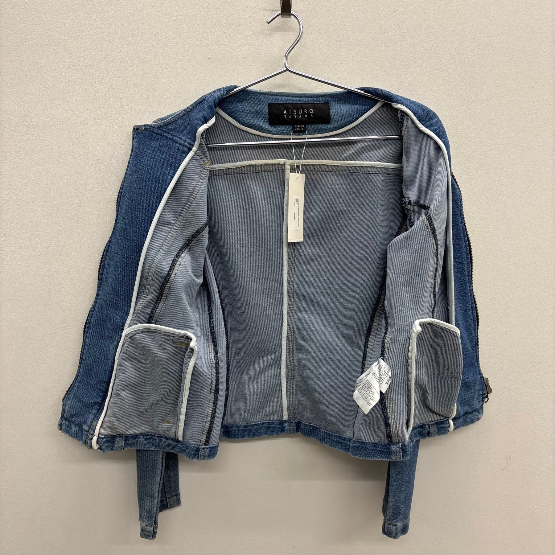 Atsuro Tayama Denim Zip Up Jacket - Image 9