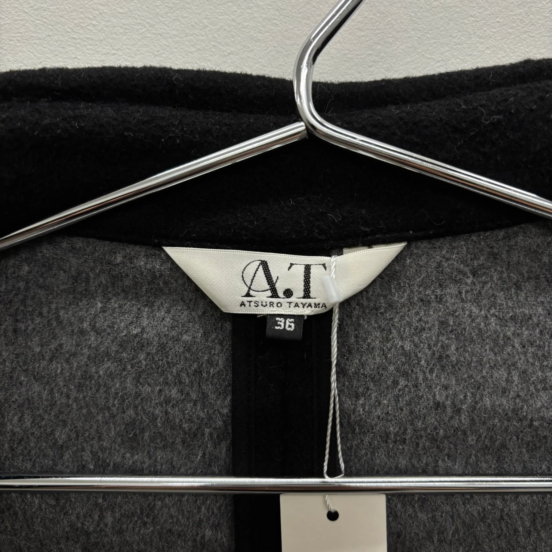 Atsuro Tayama Wool Double Breasted Peacoat - Image 14
