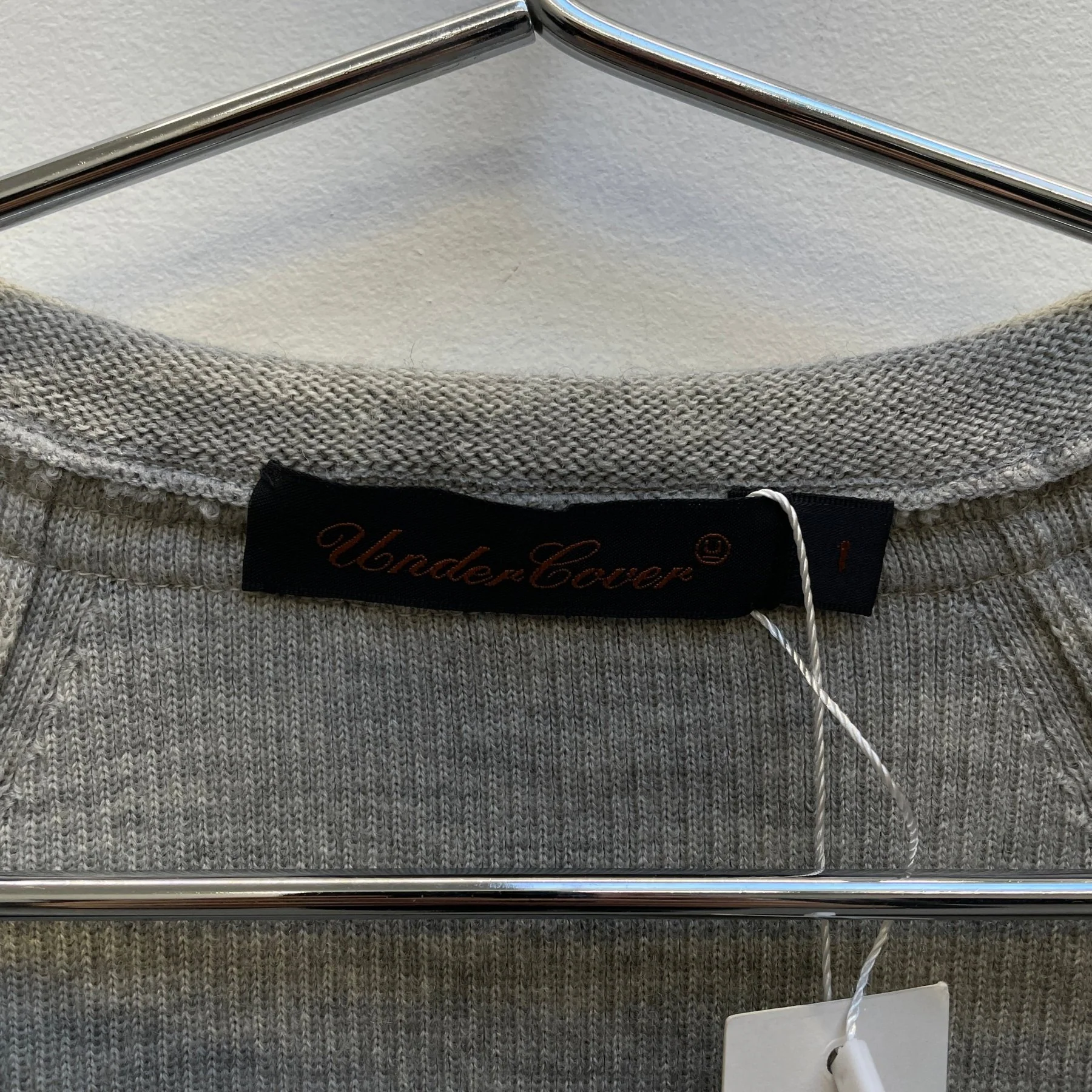 AW07 Undercover “Knit” Rolled V-Neck Longsleeve Undercover - Image 9