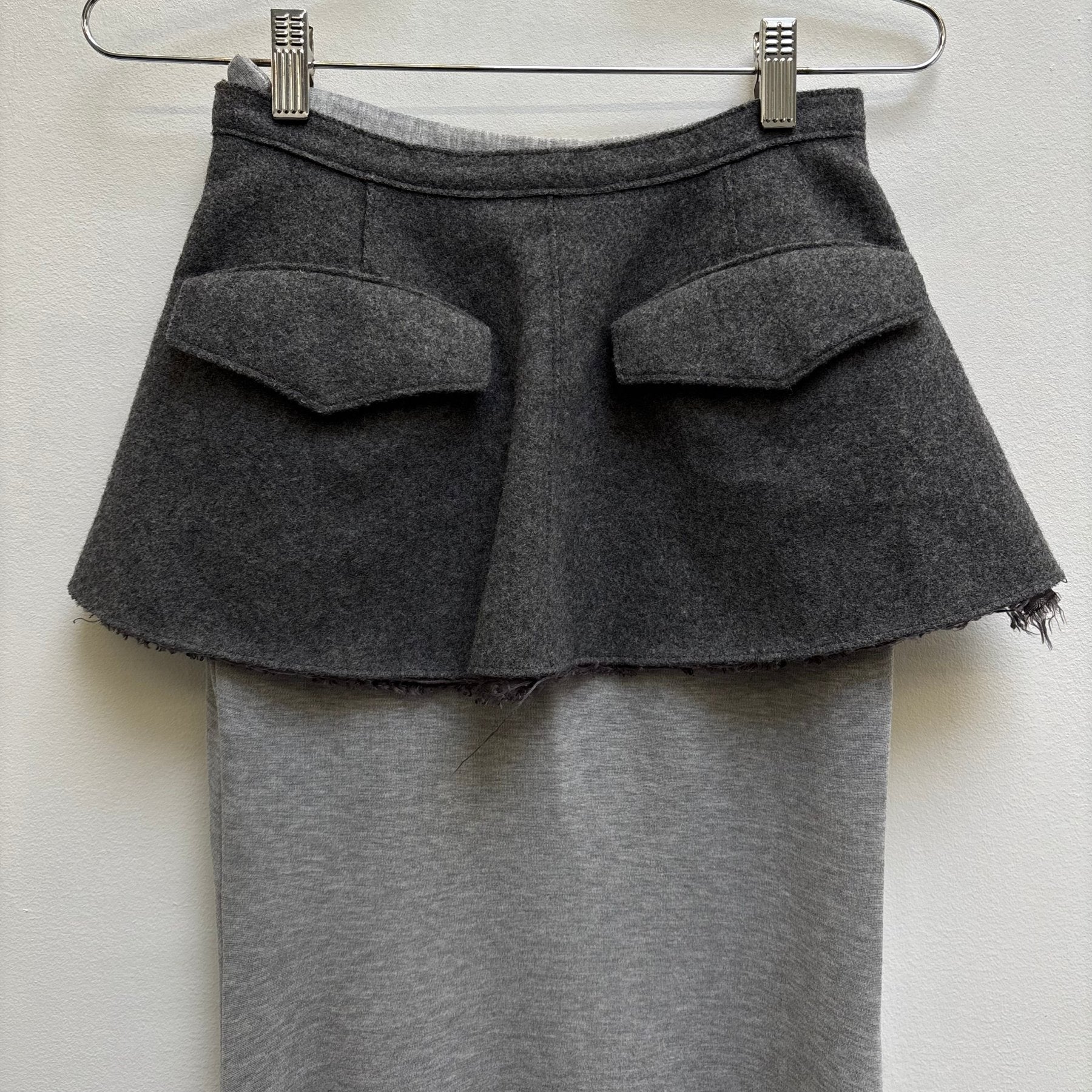 FW15 Undercover “NO (B)ORDERS” Shield Half Skirt - Image 8