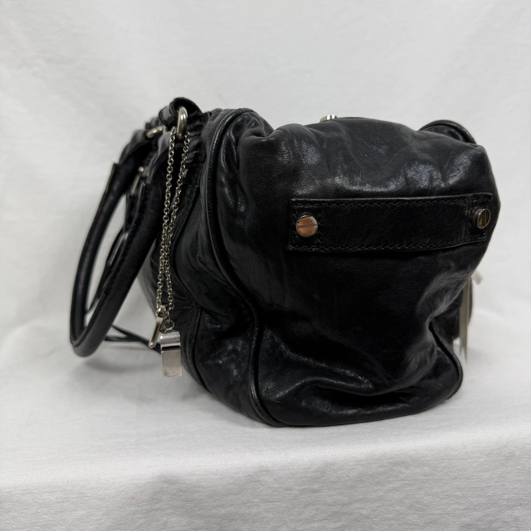 Balenciaga Agneau Whistle Handbag - Image 4