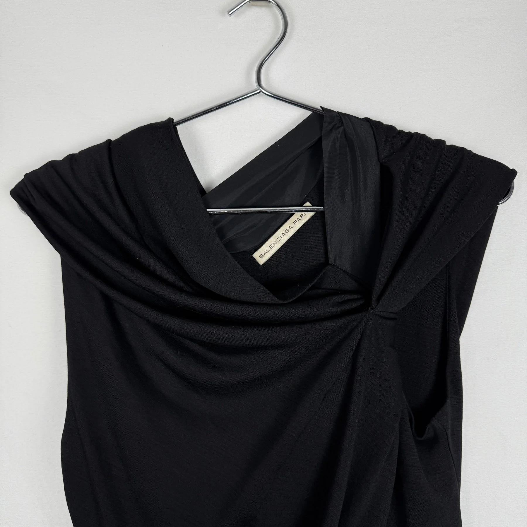 FW08 Balenciaga by Nicolas Ghesquiere Asymmetric Top - Image 3