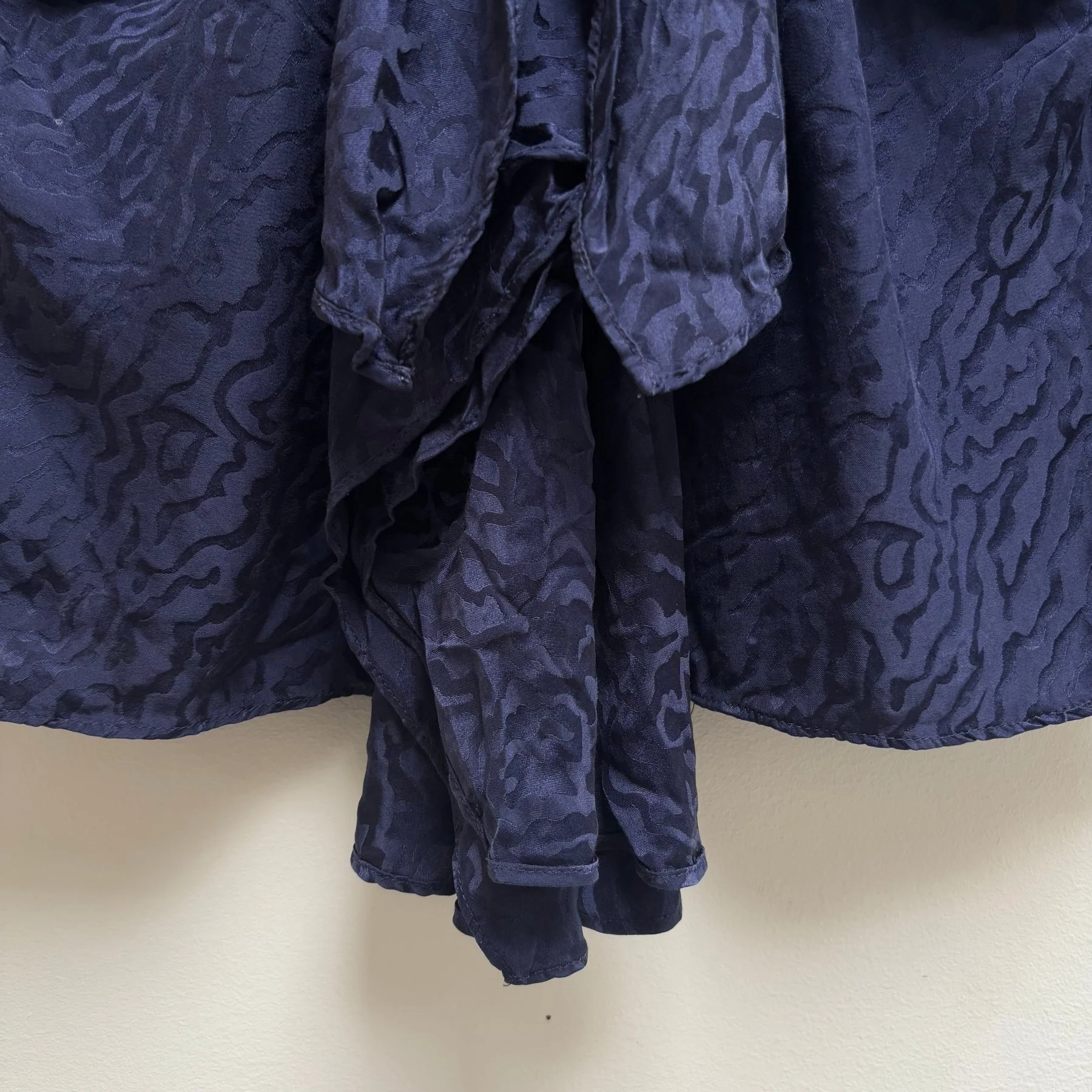 Balenciaga By Nicolas Ghesquiere Patterned Silk Skirt - Image 4