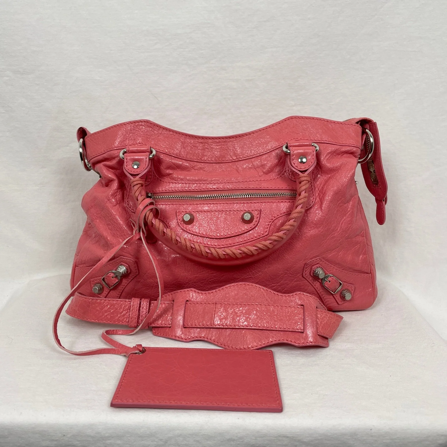 Balenciaga Bubble Gum Pink First Bag - Image 3
