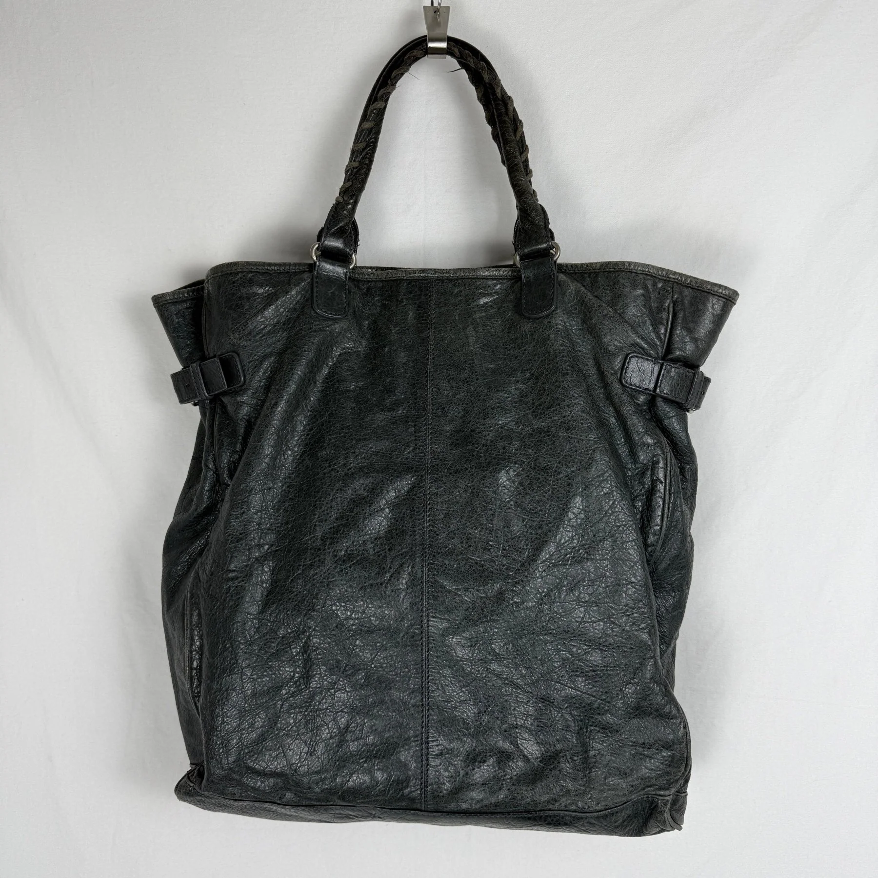 Balenciaga Hexagon Leather Tote Bag - Image 2