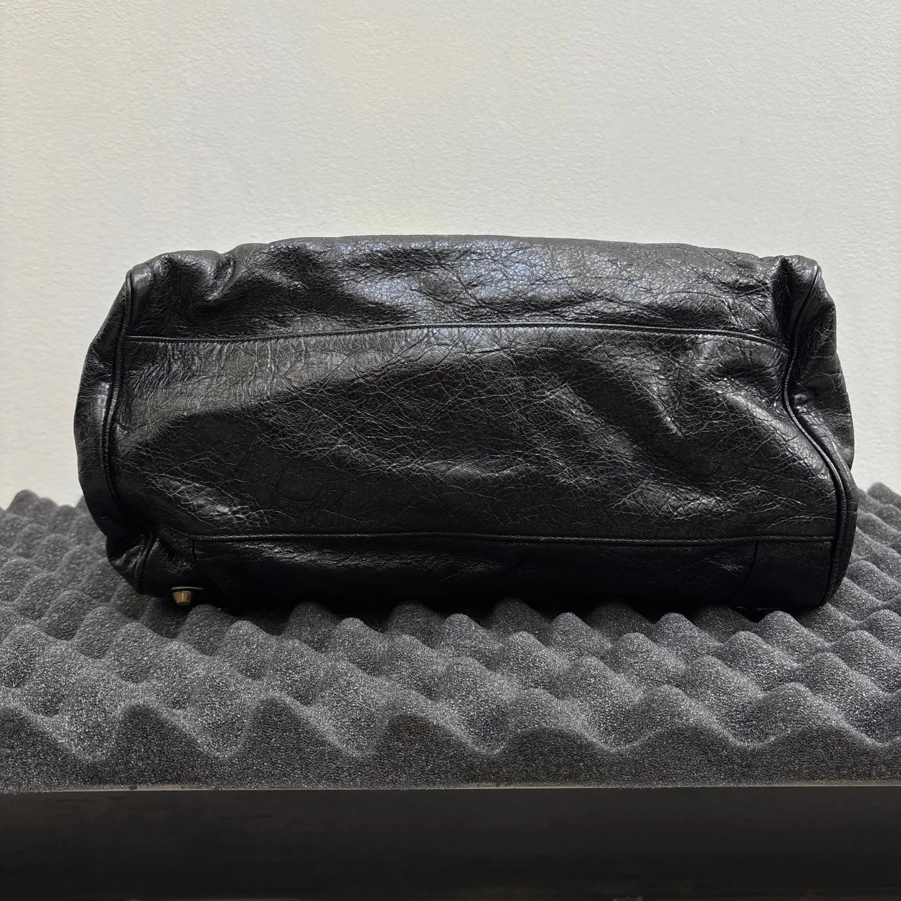 Balenciaga Velo Motocross Leather Handbag - Image 15
