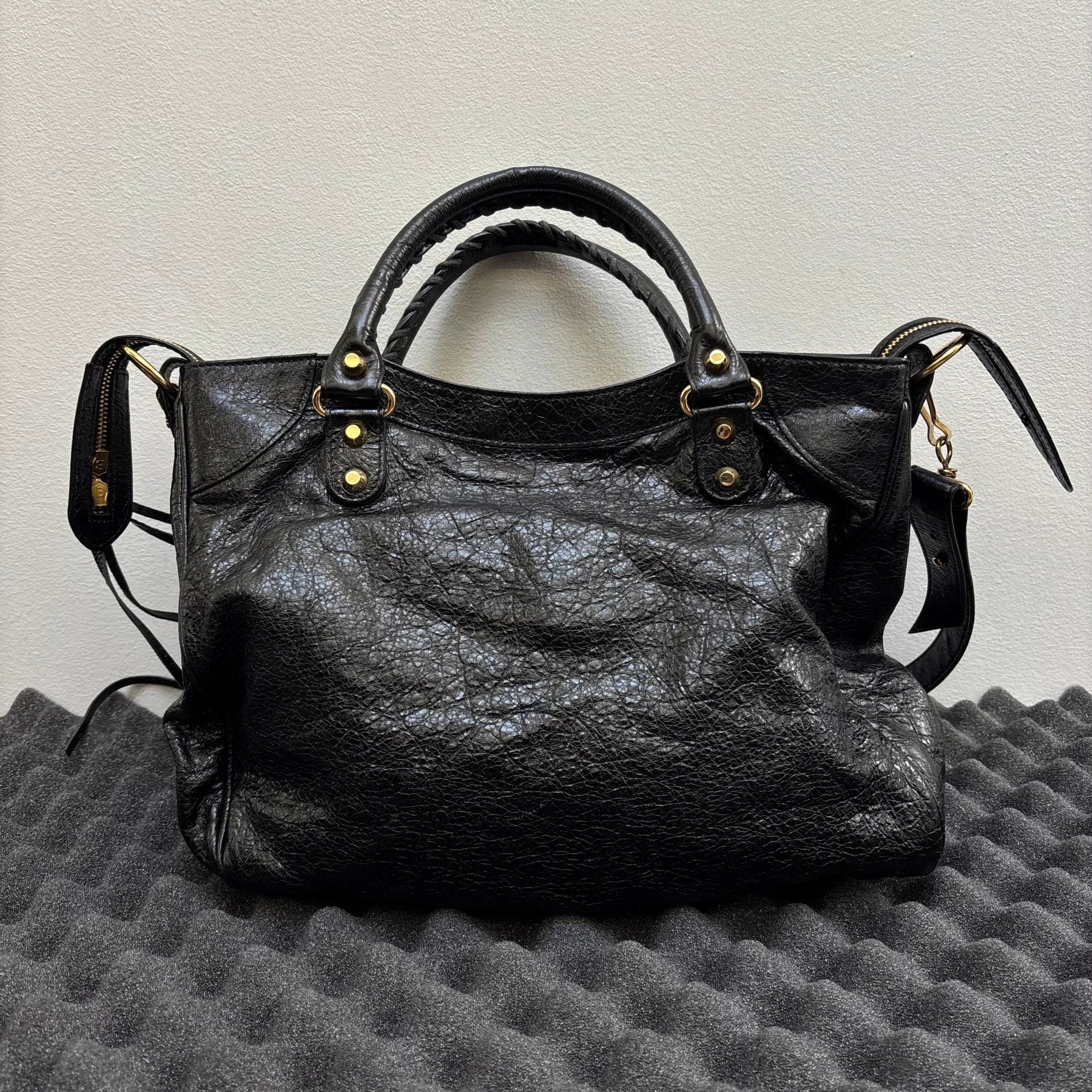 Balenciaga Velo Motocross Leather Handbag - Image 2