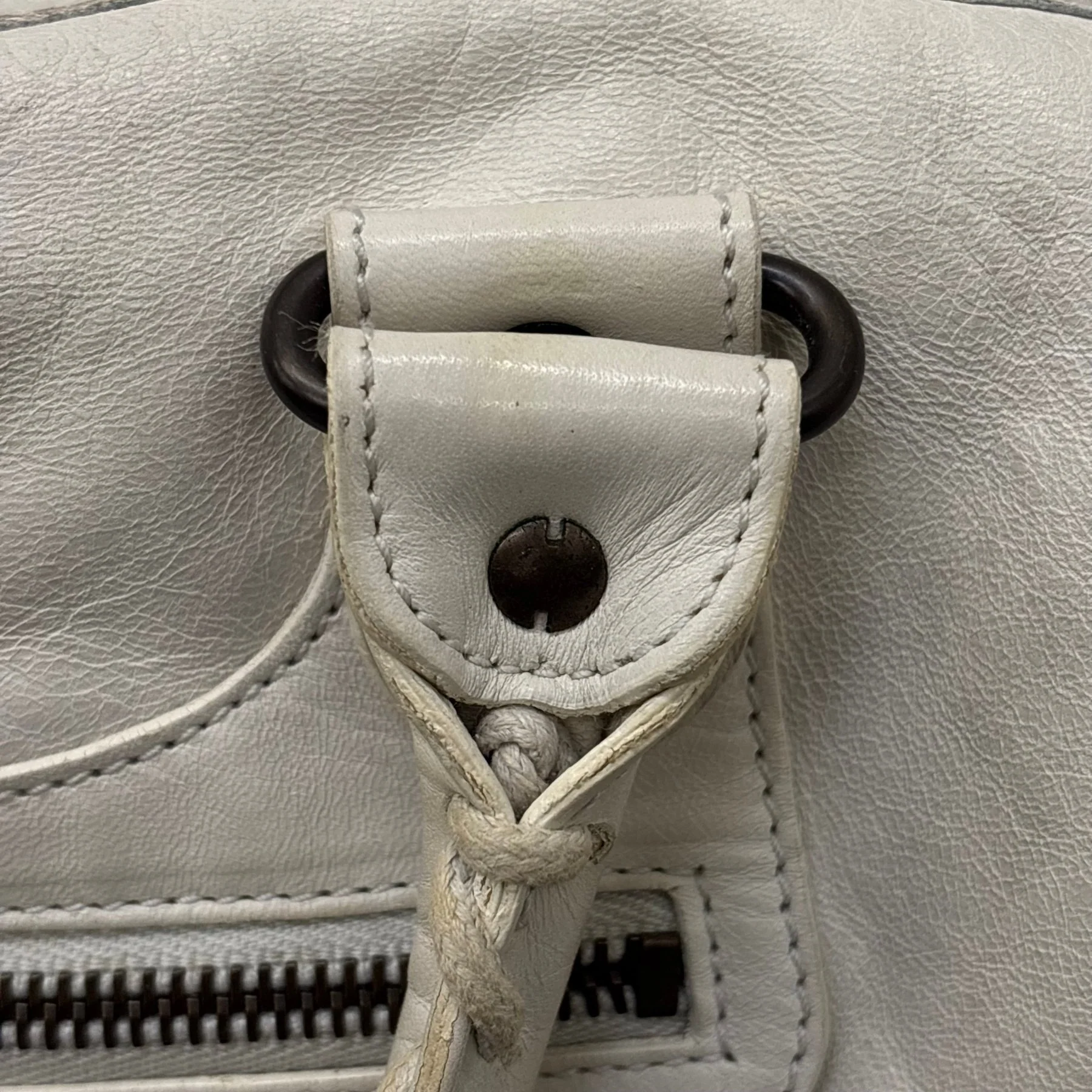 Balenciaga White Twiggy Leather Bag - Image 20