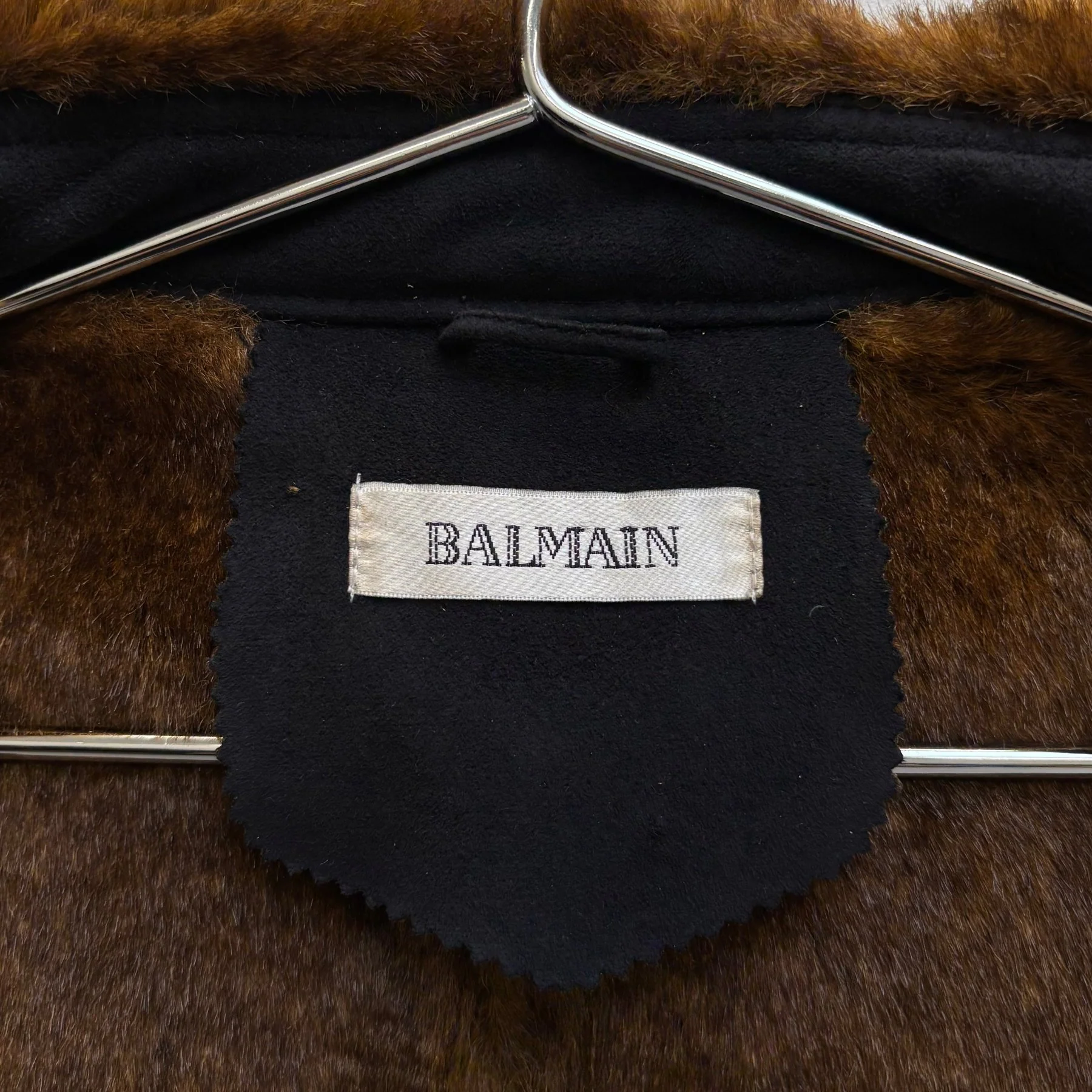 Balmain Fur Lining Zip Up Jacket - Image 13
