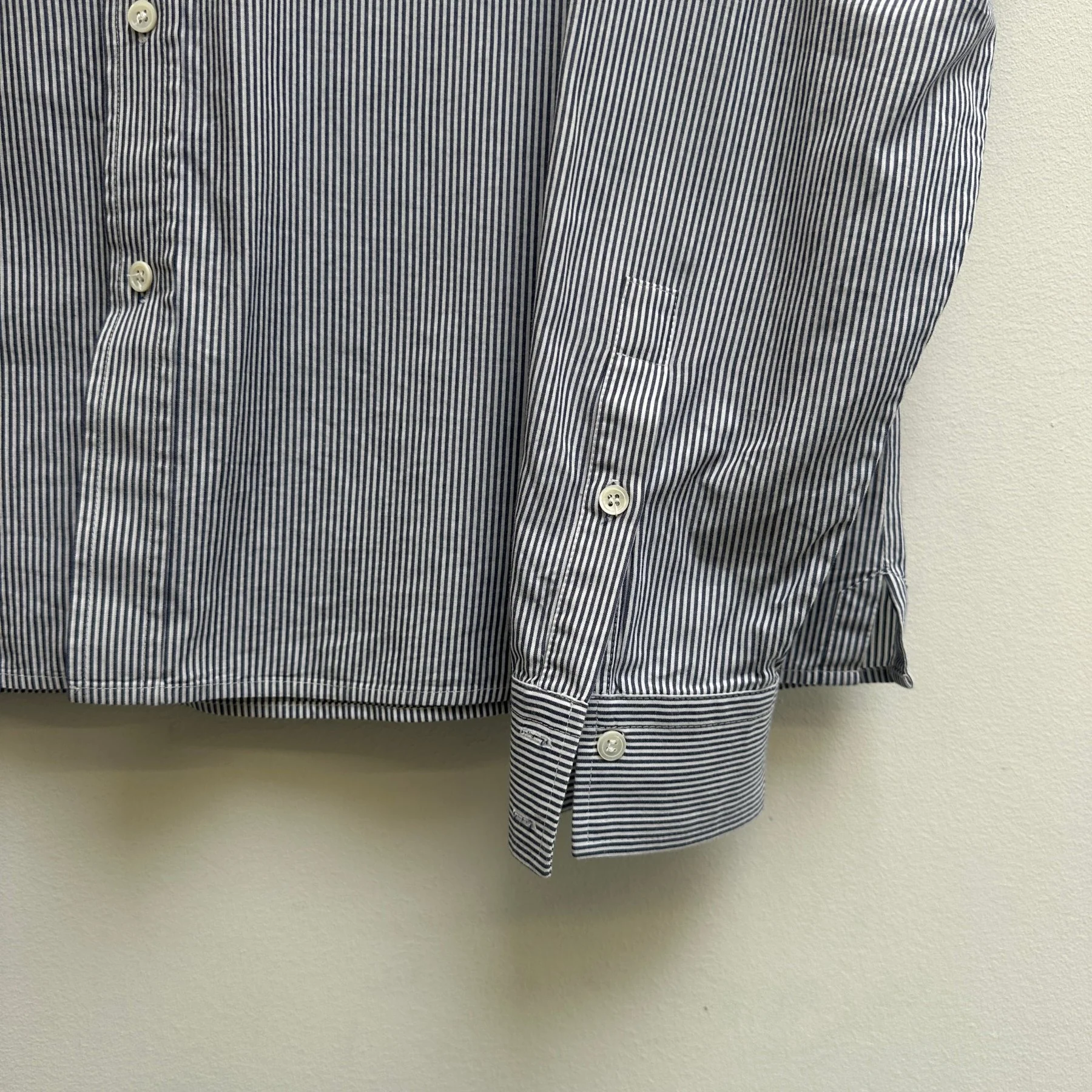 Balmain Pin Strip Embroidered Button Up Shirt - Image 8
