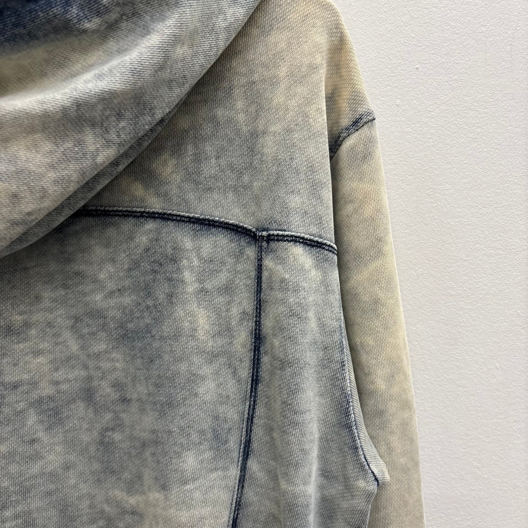 Balmain Semi Washed Zip Up Hoodie - Image 9