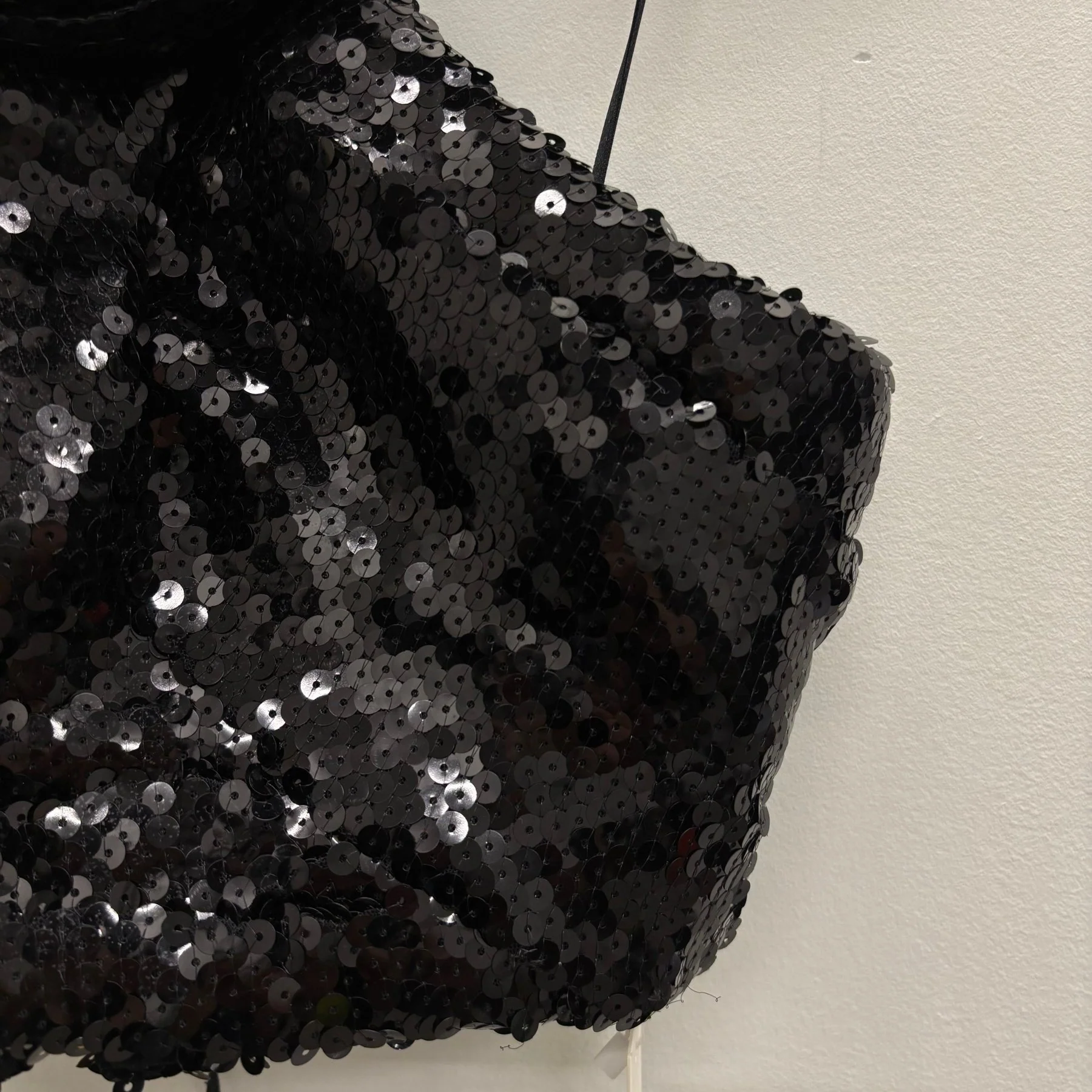 Balmain Sequence Rose Halter Top - Image 4