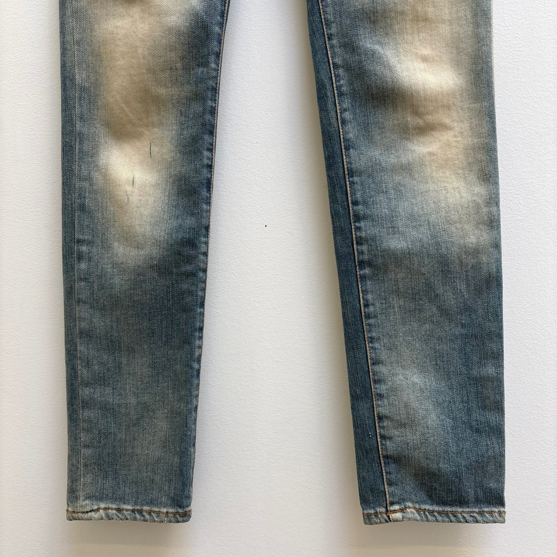 FW11 Balmain Studded Low Rise Skinny Jeans - Image 4