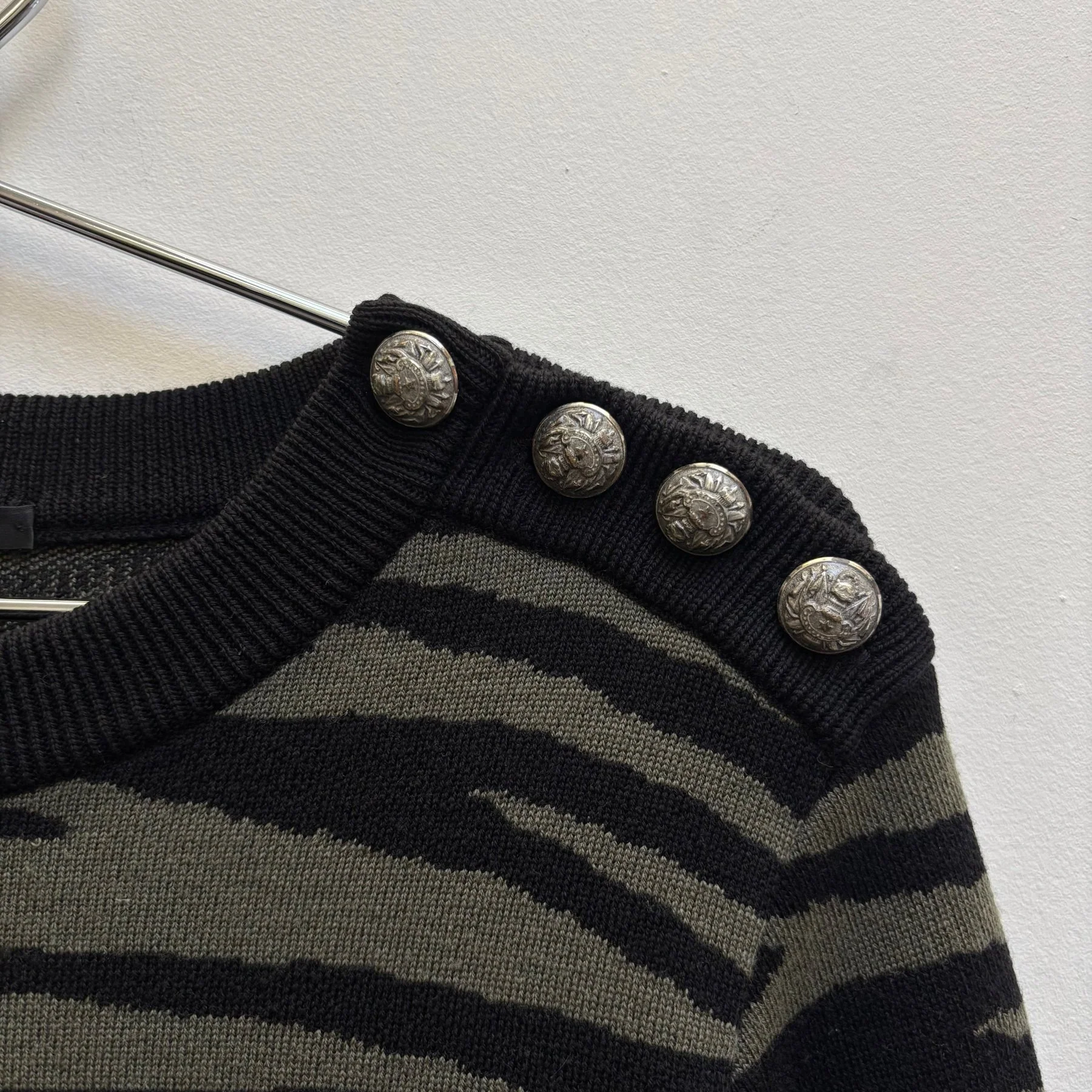 Balmain Tiger Print Knit Sweater - Image 3
