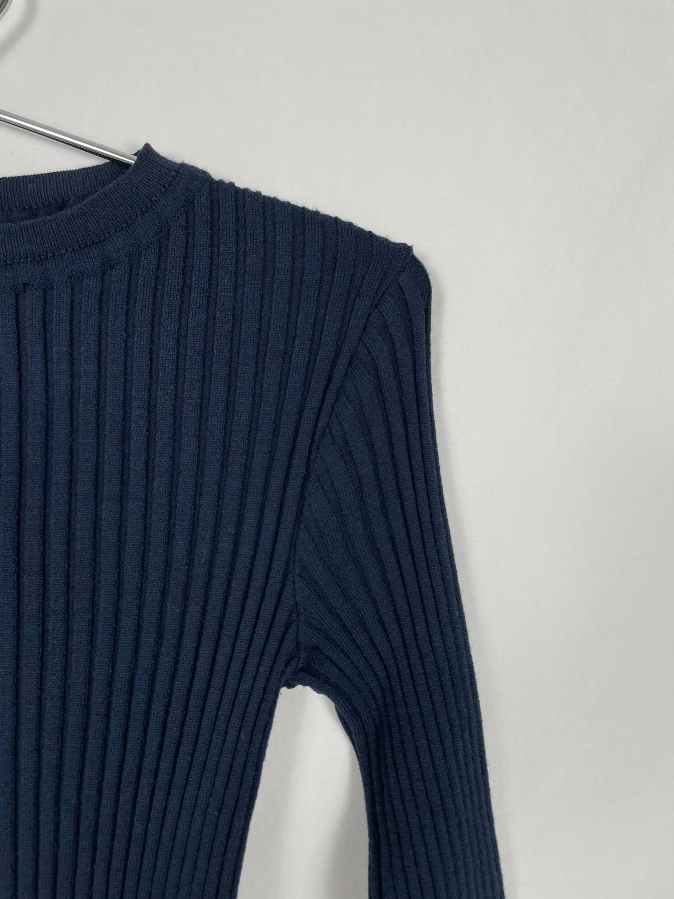 Barragan Ribbed Knit Dress Small - Image 3