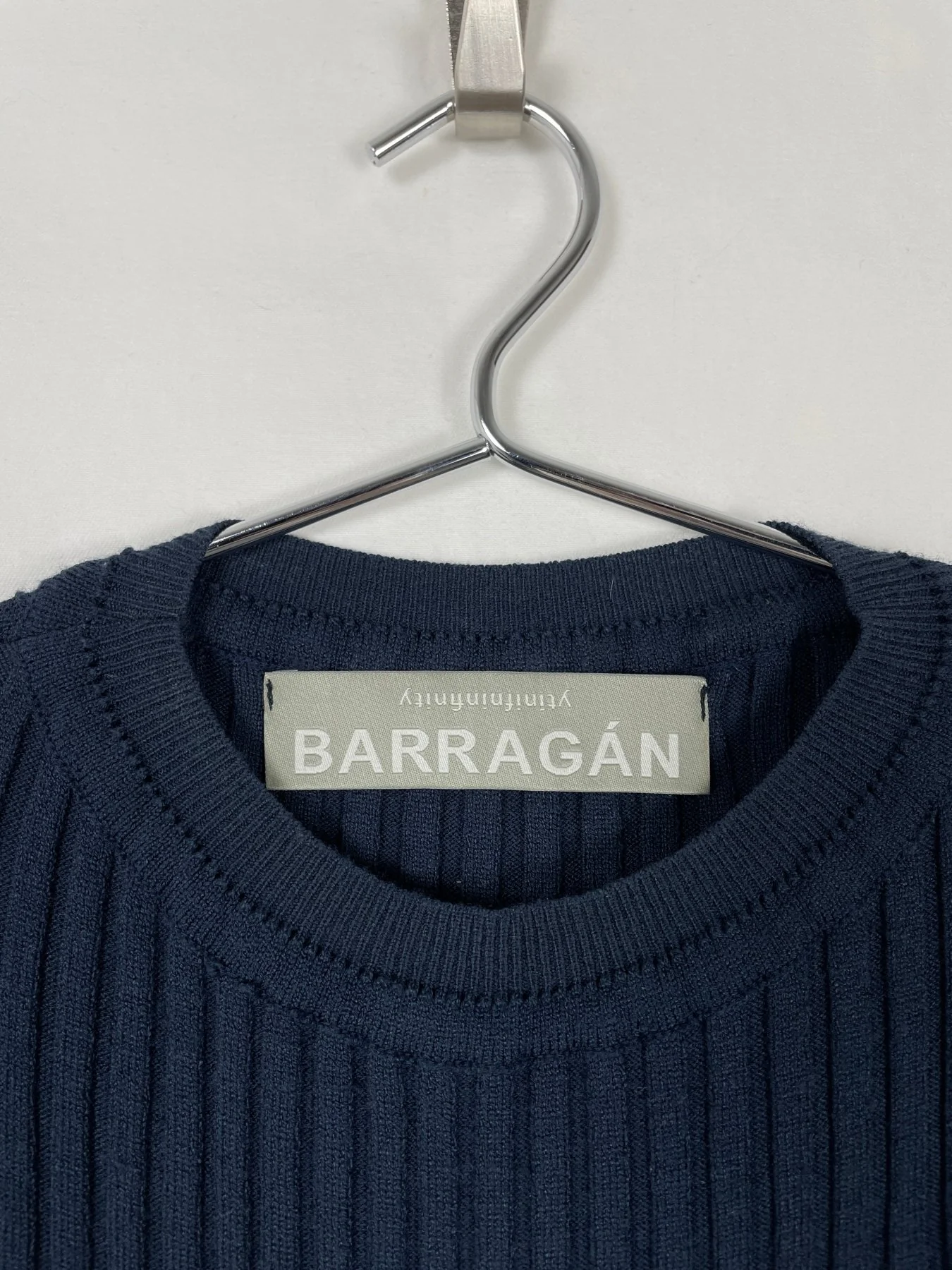 Barragan Ribbed Knit Dress Small - Image 4