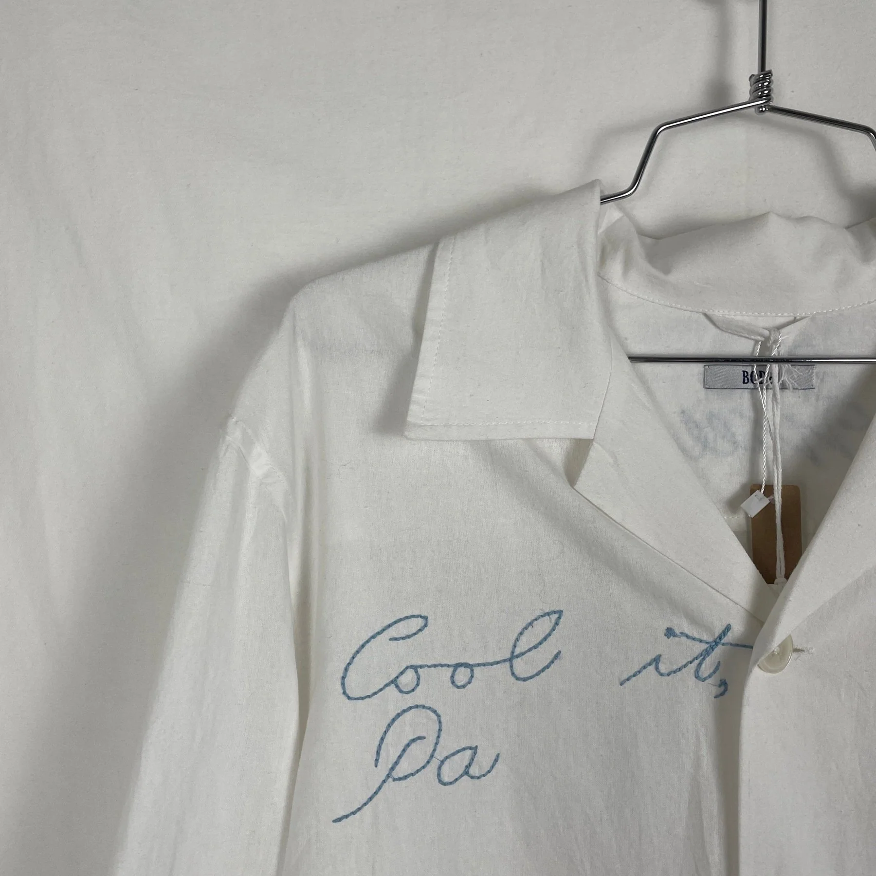 Bode Embroidered Button Up Shirt - Image 4