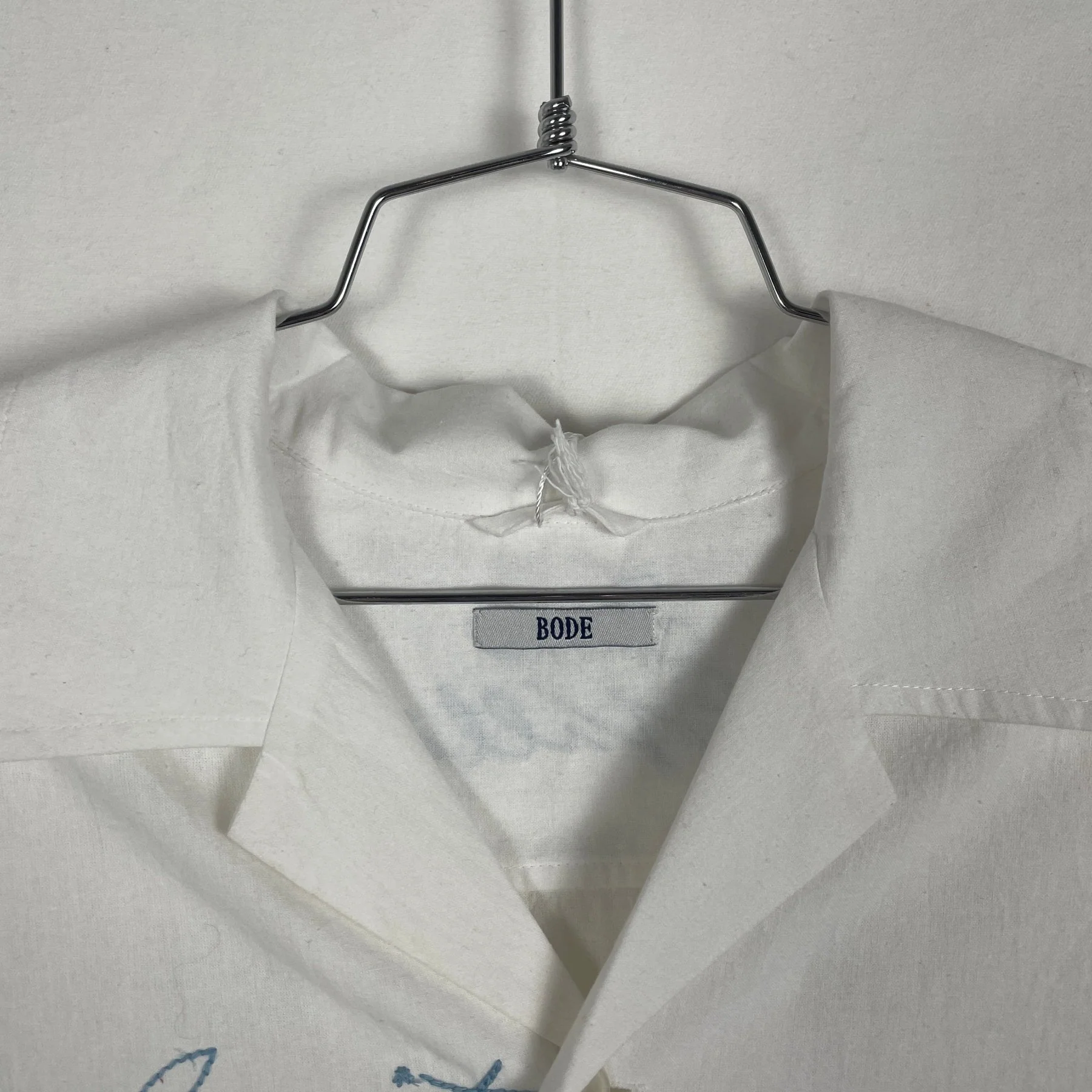 Bode Embroidered Button Up Shirt - Image 5