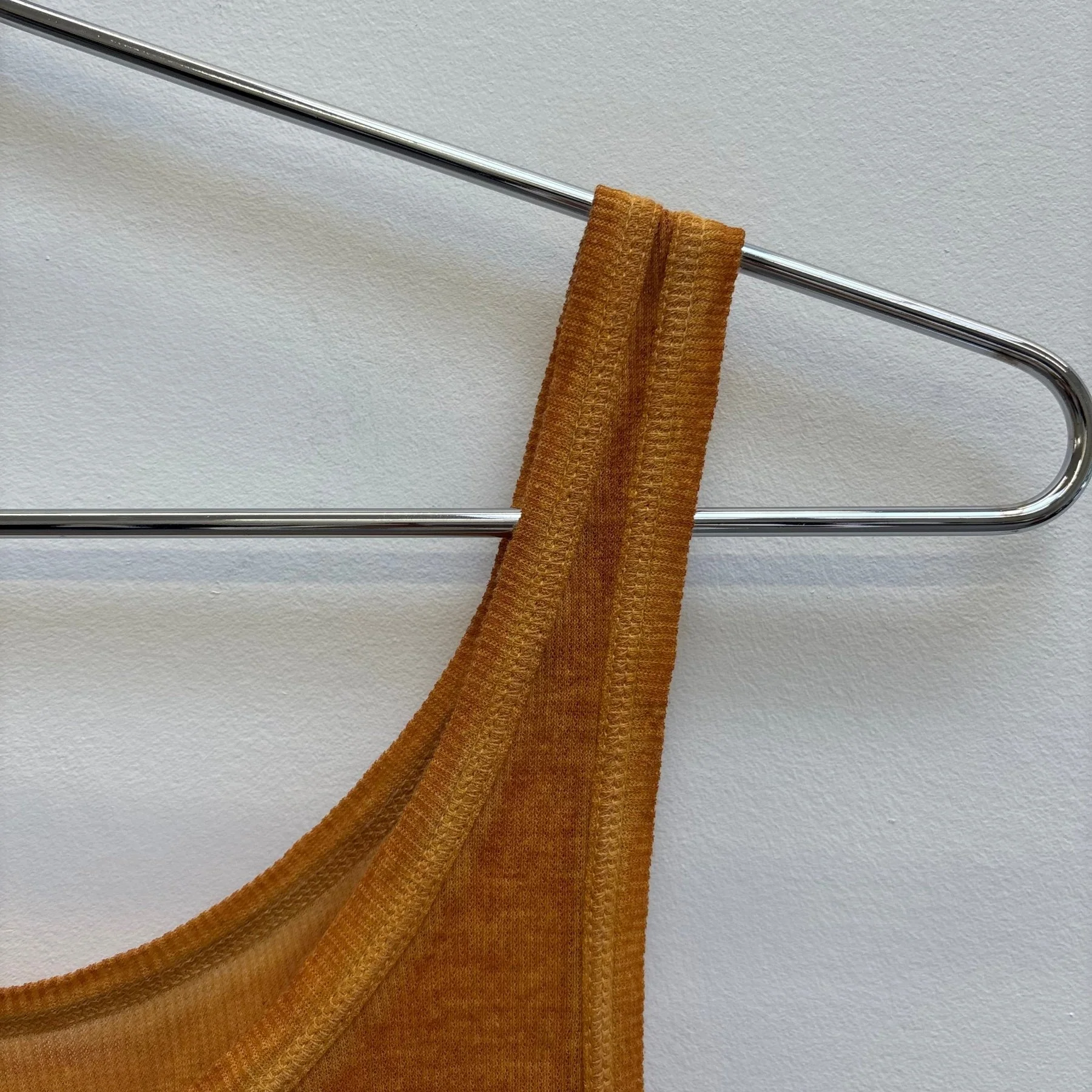 Boris Bidjan Saberi Burnt Yellow Tank Top - Image 4