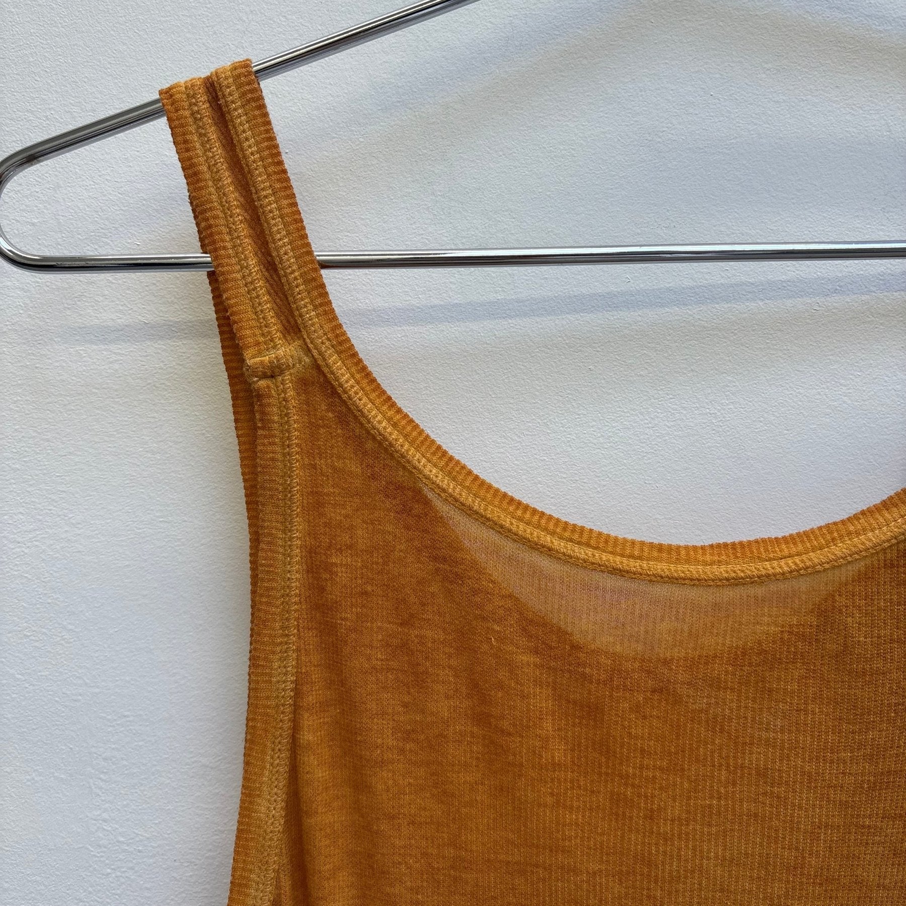 Boris Bidjan Saberi Burnt Yellow Tank Top - Image 8