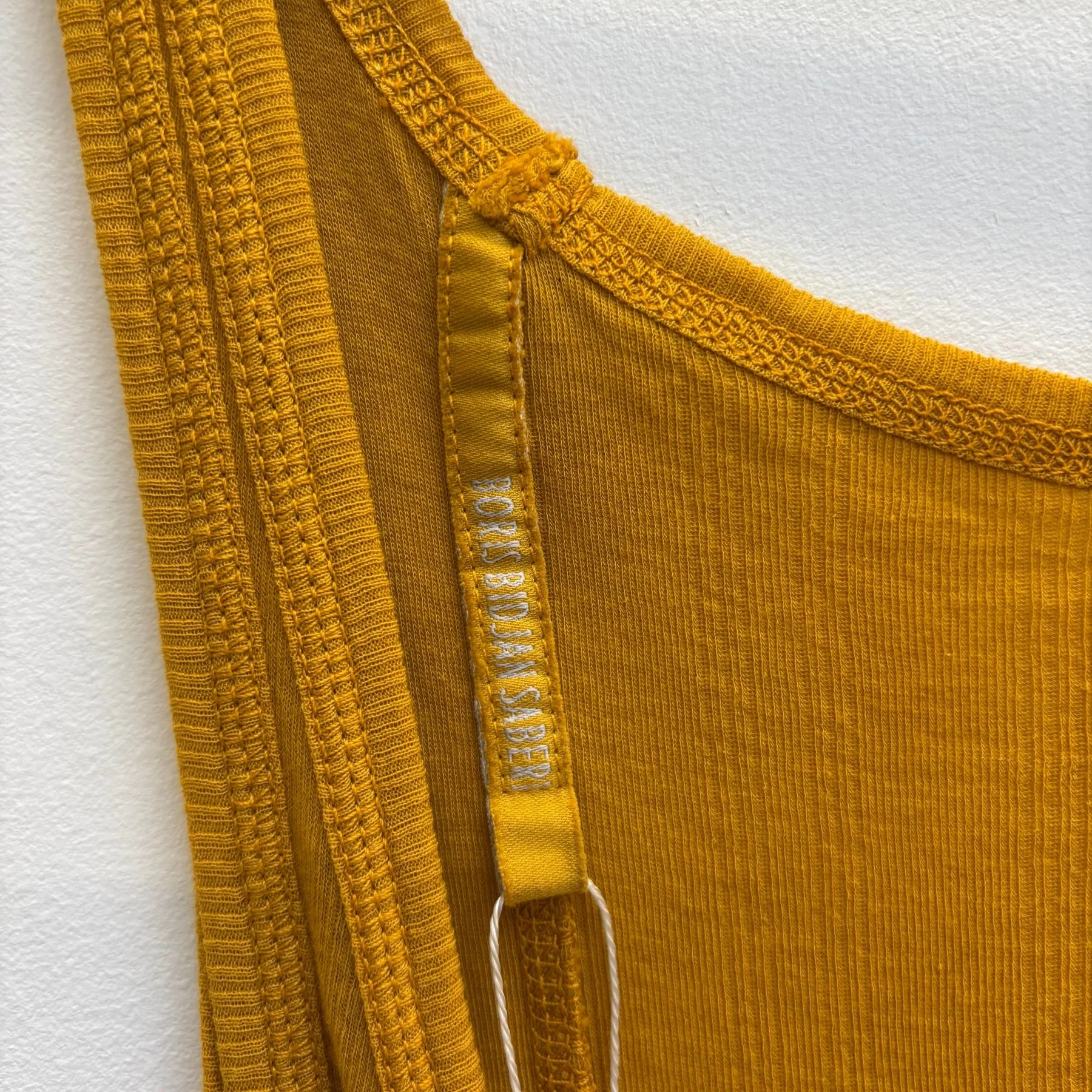 Boris Bidjan Saberi Mustard Tank Top - Image 6