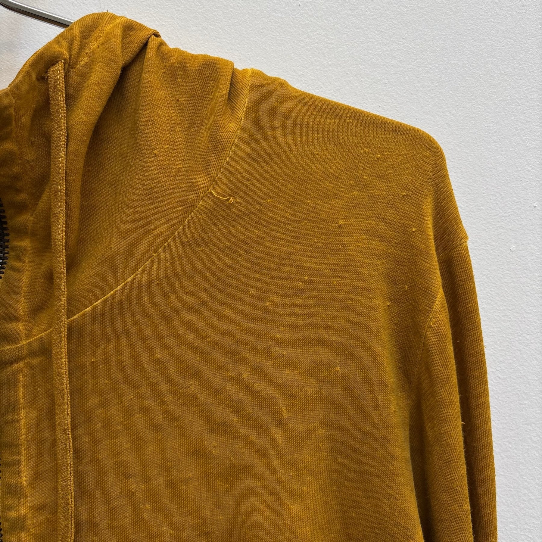 Boris Bidjan Saberi Mustard Zip Up Hoodie - Image 4