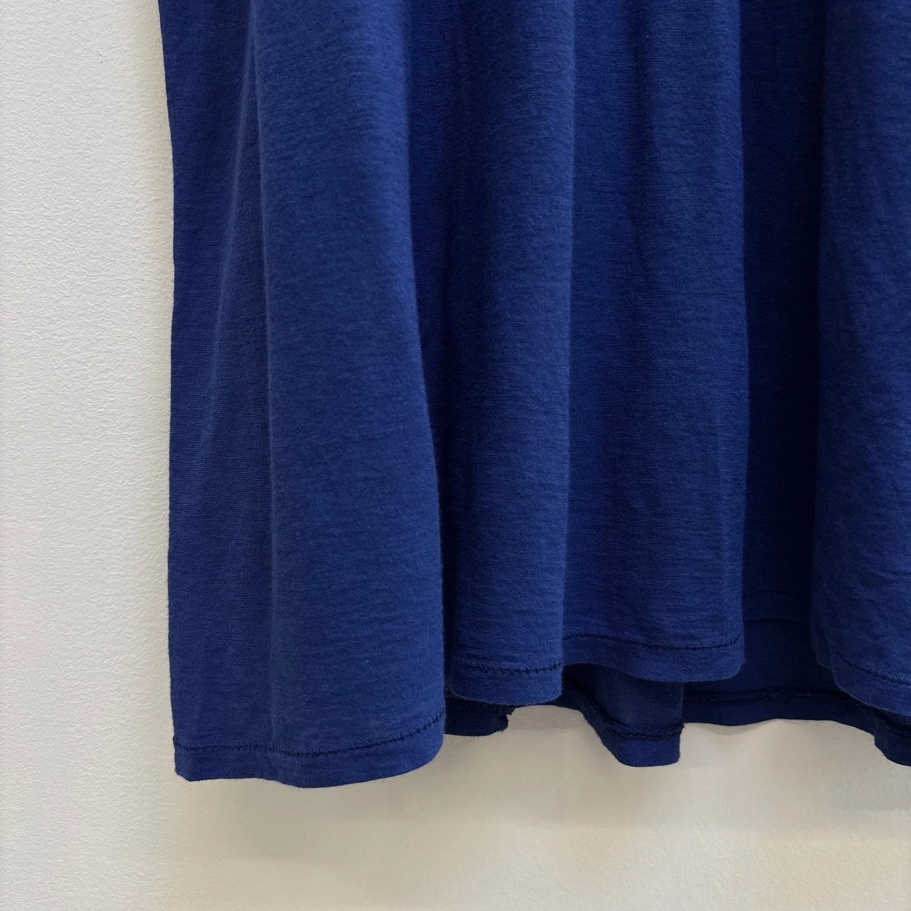Boris Bidjan Saberi Nuclear Blue Cross Seam Tee - Image 4