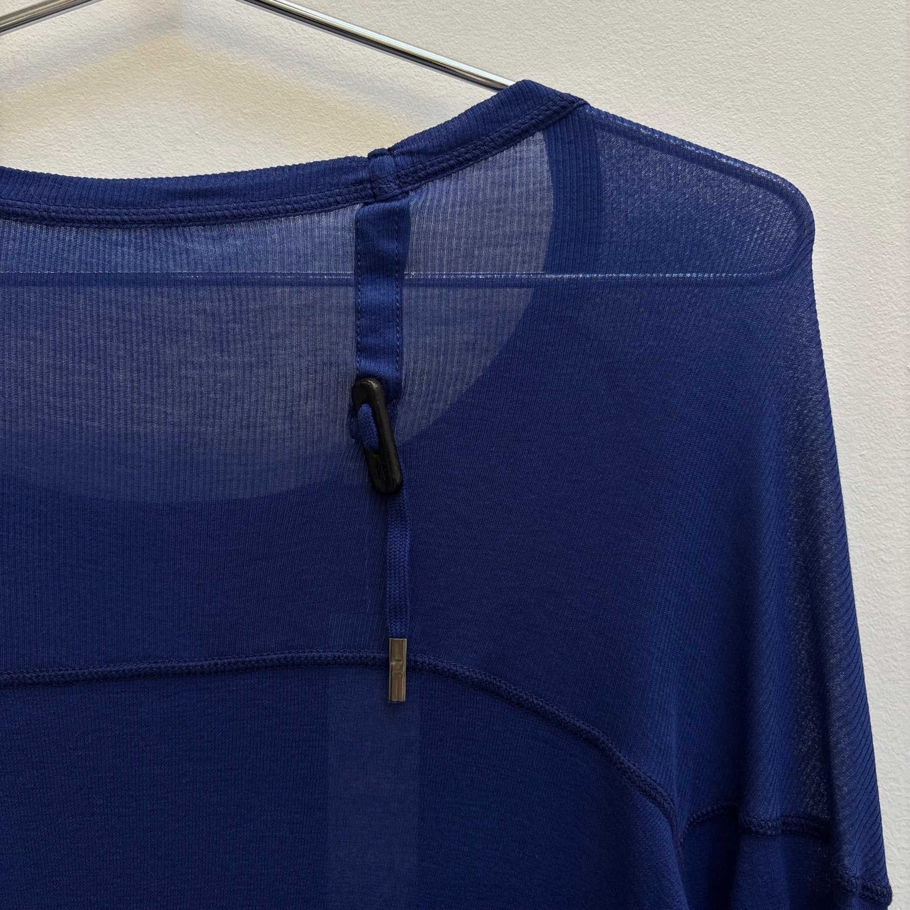 Boris Bidjan Saberi Nuclear Blue Surgical Stitch Tee - Image 6
