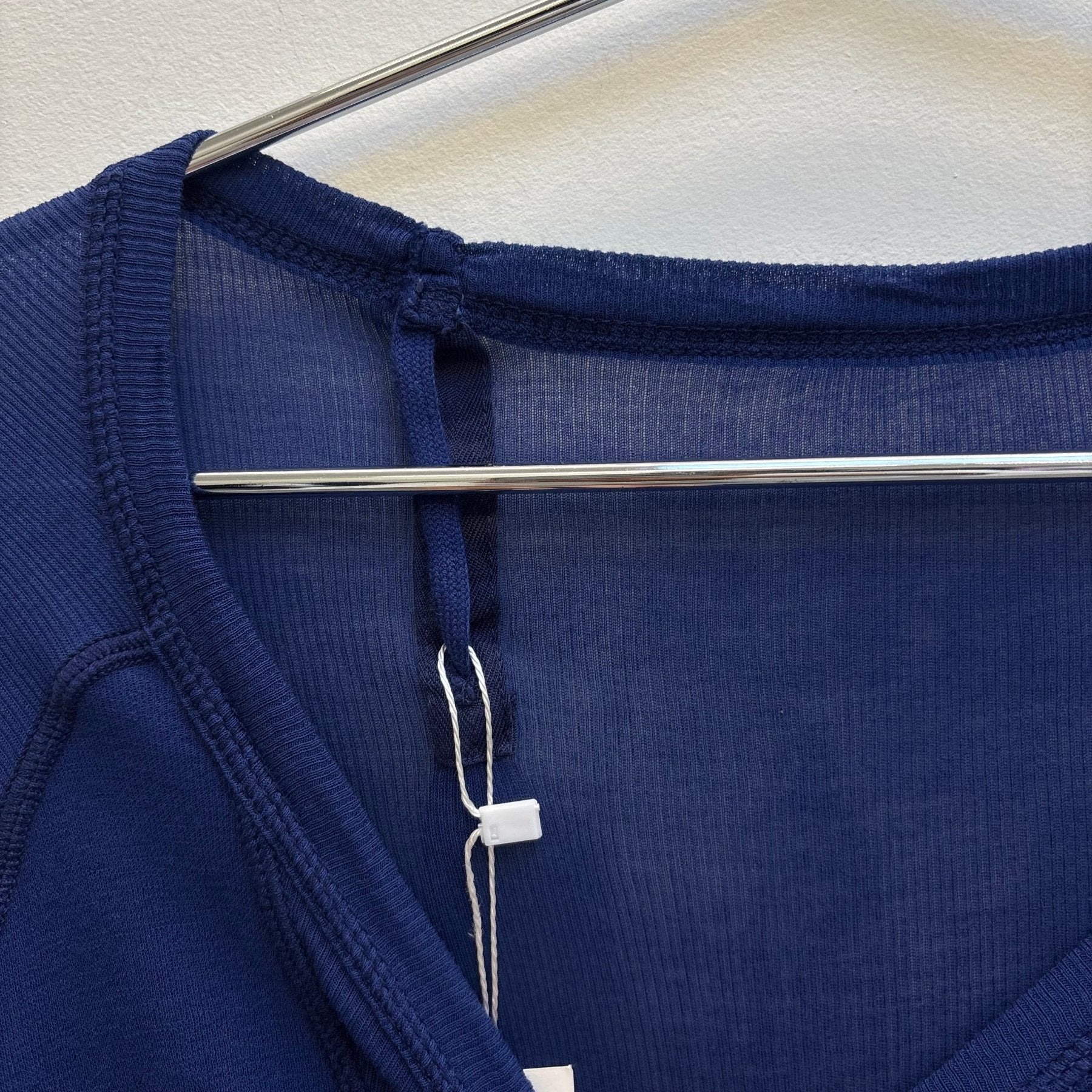 Boris Bidjan Saberi Nuclear Blue Surgical Stitch Tee - Image 7